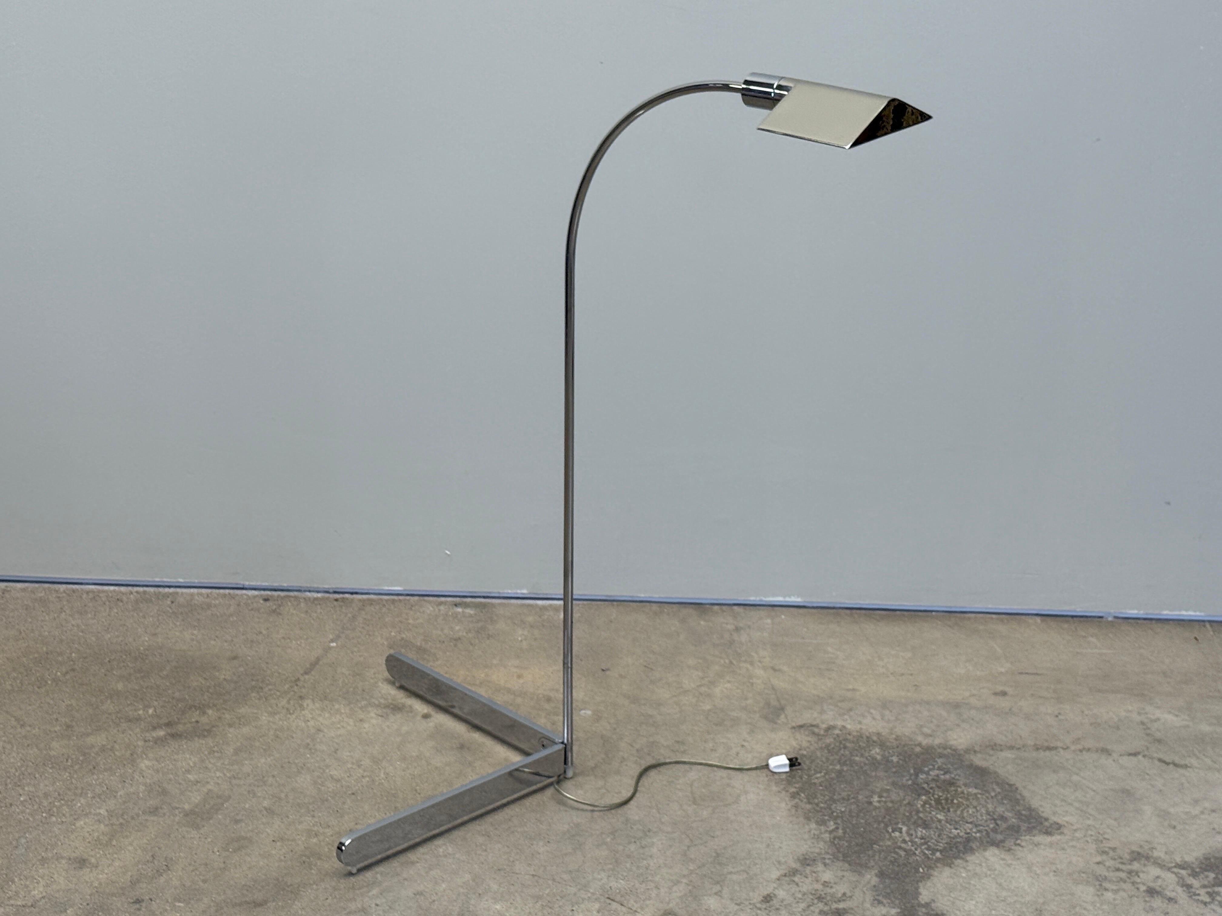 Cedric Hartman Chrom Stehleuchte im Angebot 3