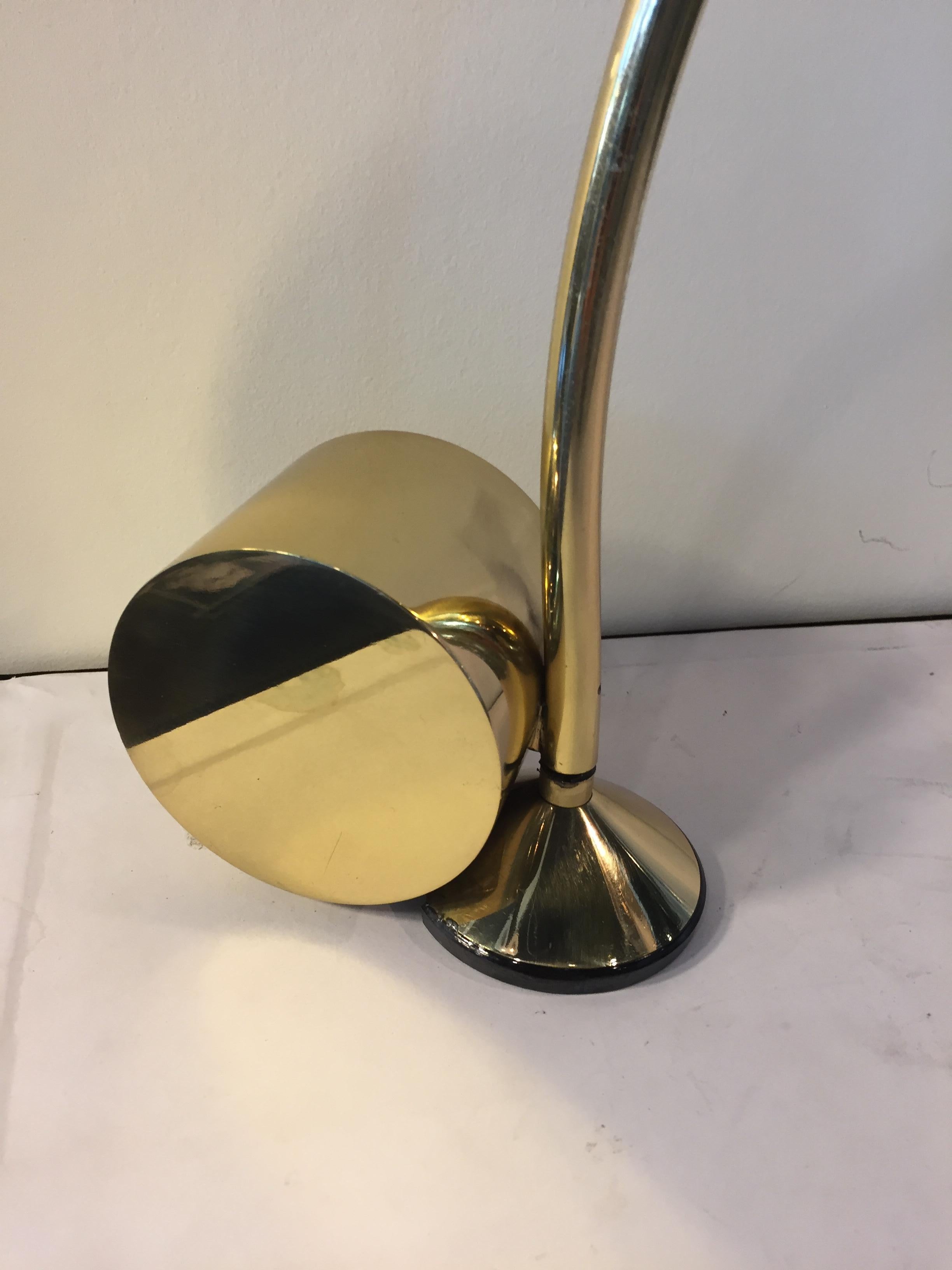 20th Century Cedric Hartman Counter Balance Brass Desk Lamp