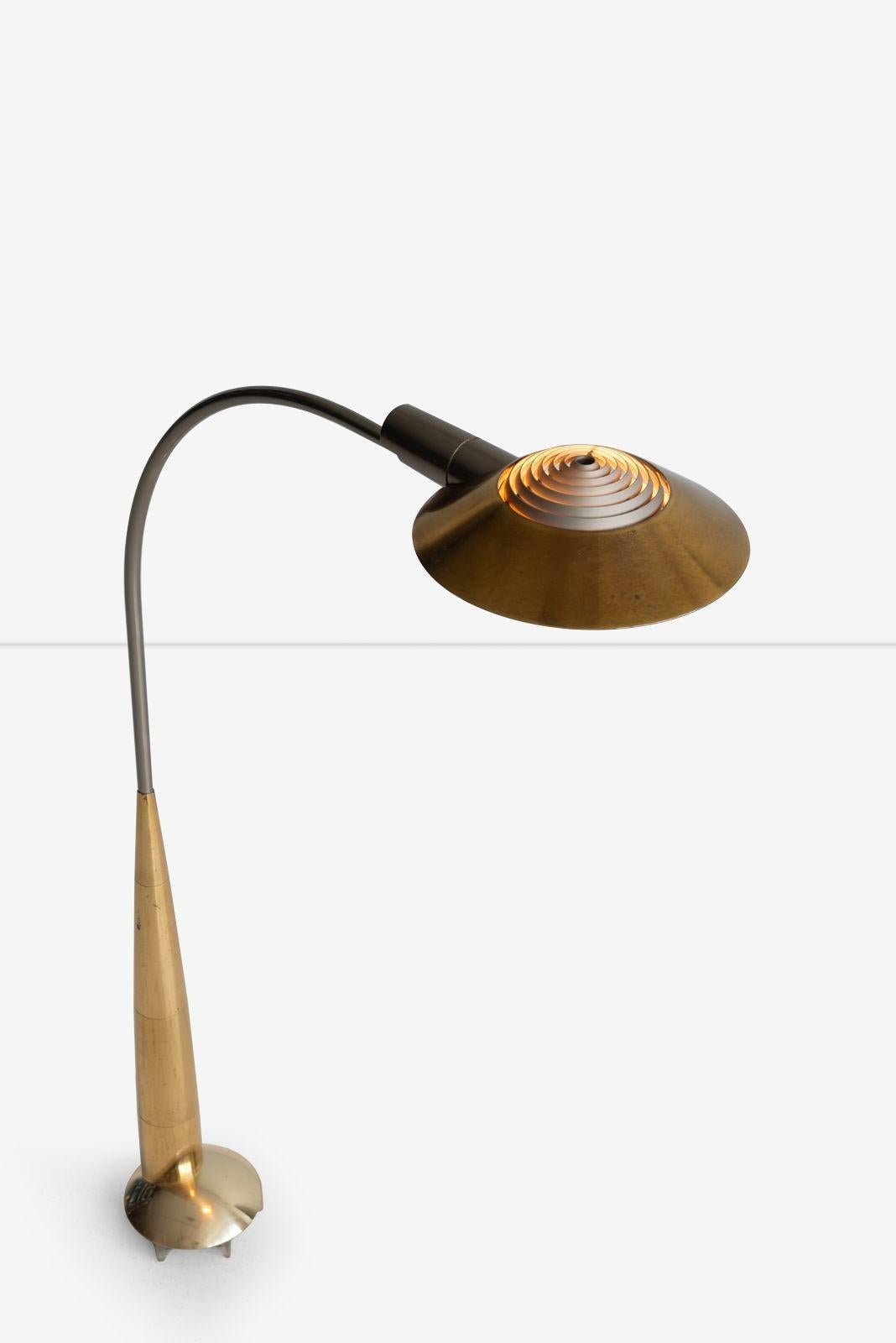 Lampadaires à profil bas Cedric Hartman en laiton massif 1978 en vente 2