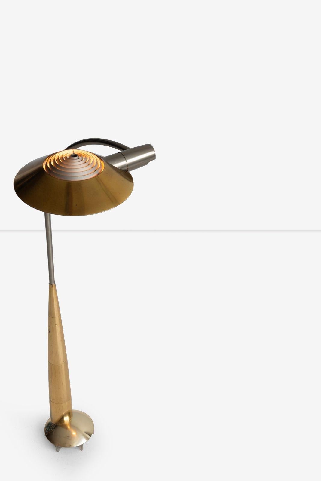 Lampadaires à profil bas Cedric Hartman en laiton massif 1978 en vente 3