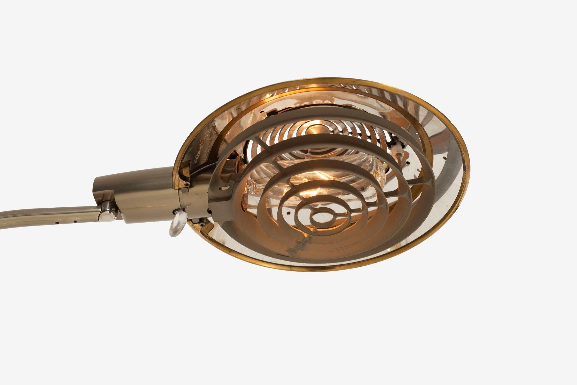 Lampadaires à profil bas Cedric Hartman en laiton massif 1978 en vente 5