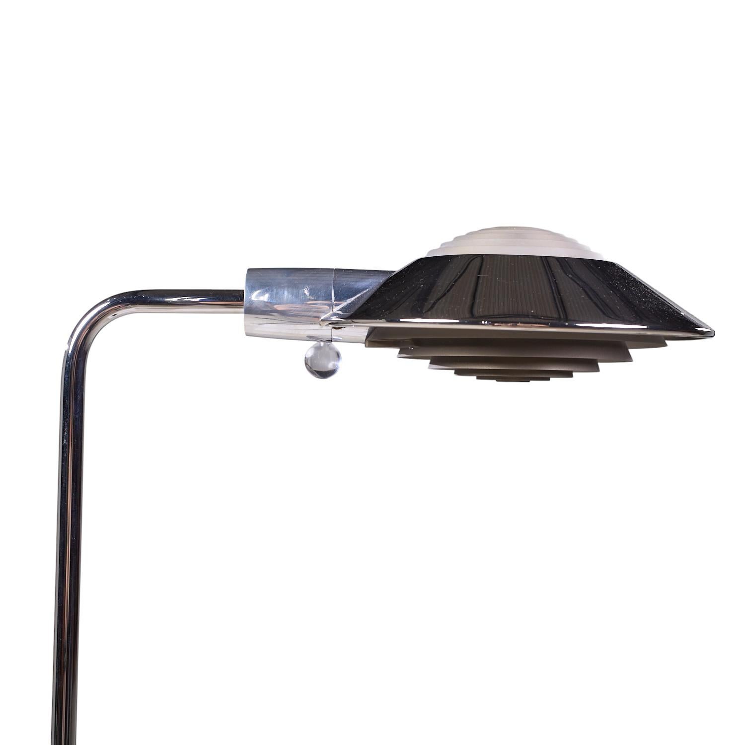 Cedric Hartman Lampadaires chromés du milieu du siècle - Paire en vente 5