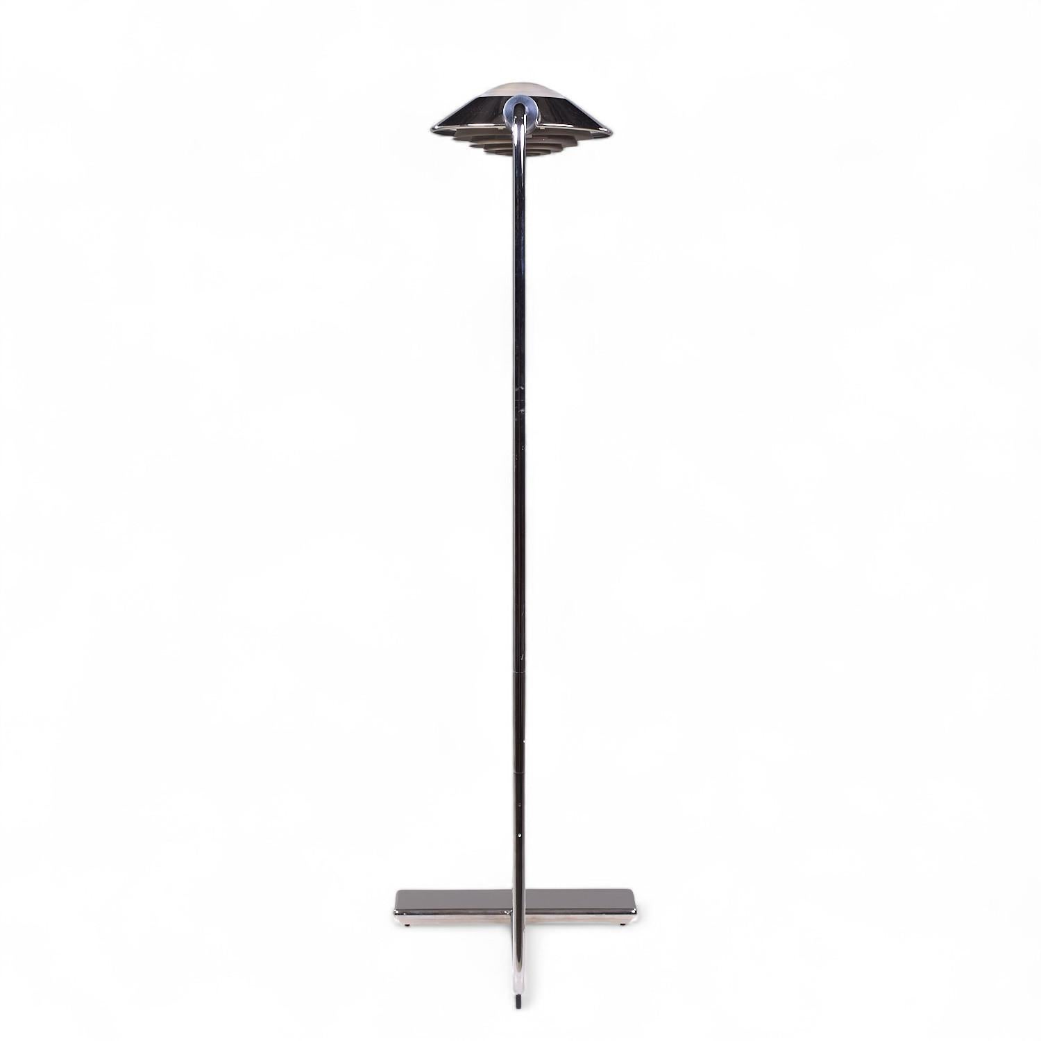 Cedric Hartman Lampadaires chromés du milieu du siècle - Paire en vente 2