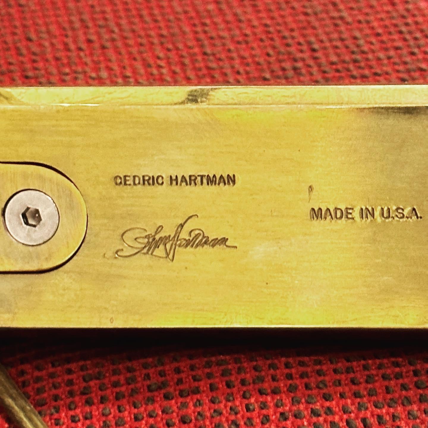 Cedric Hartman Pair Signed Adjustable Brass Reading Lamps 1UWV, 1967 Design 2