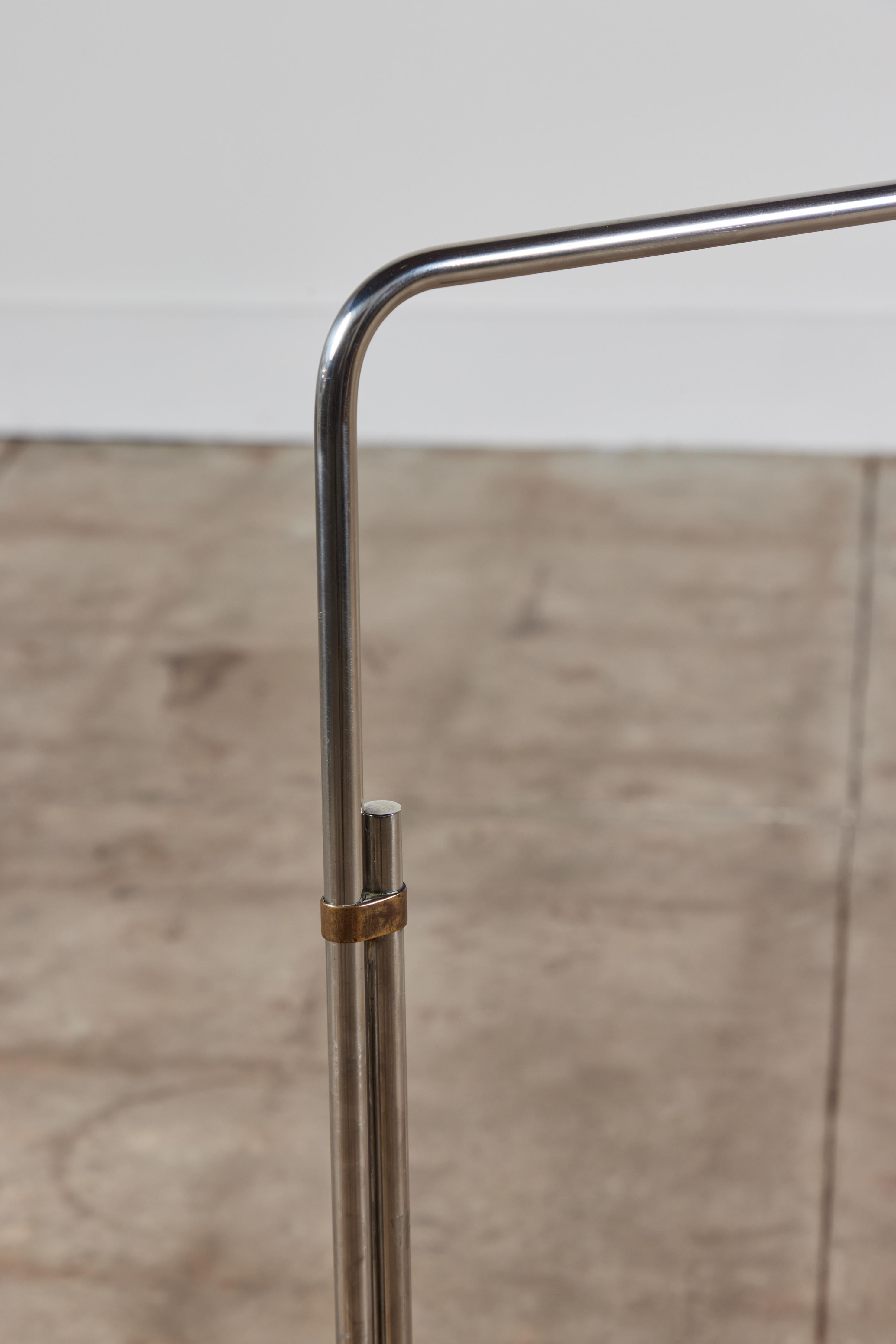 Cedric Hartman Parallel Bar Brass and Stainless Steel Floor Lamp 8