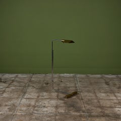 Cedric Hartman Parallel Bar Brass and Stainless Steel Floor Lamp