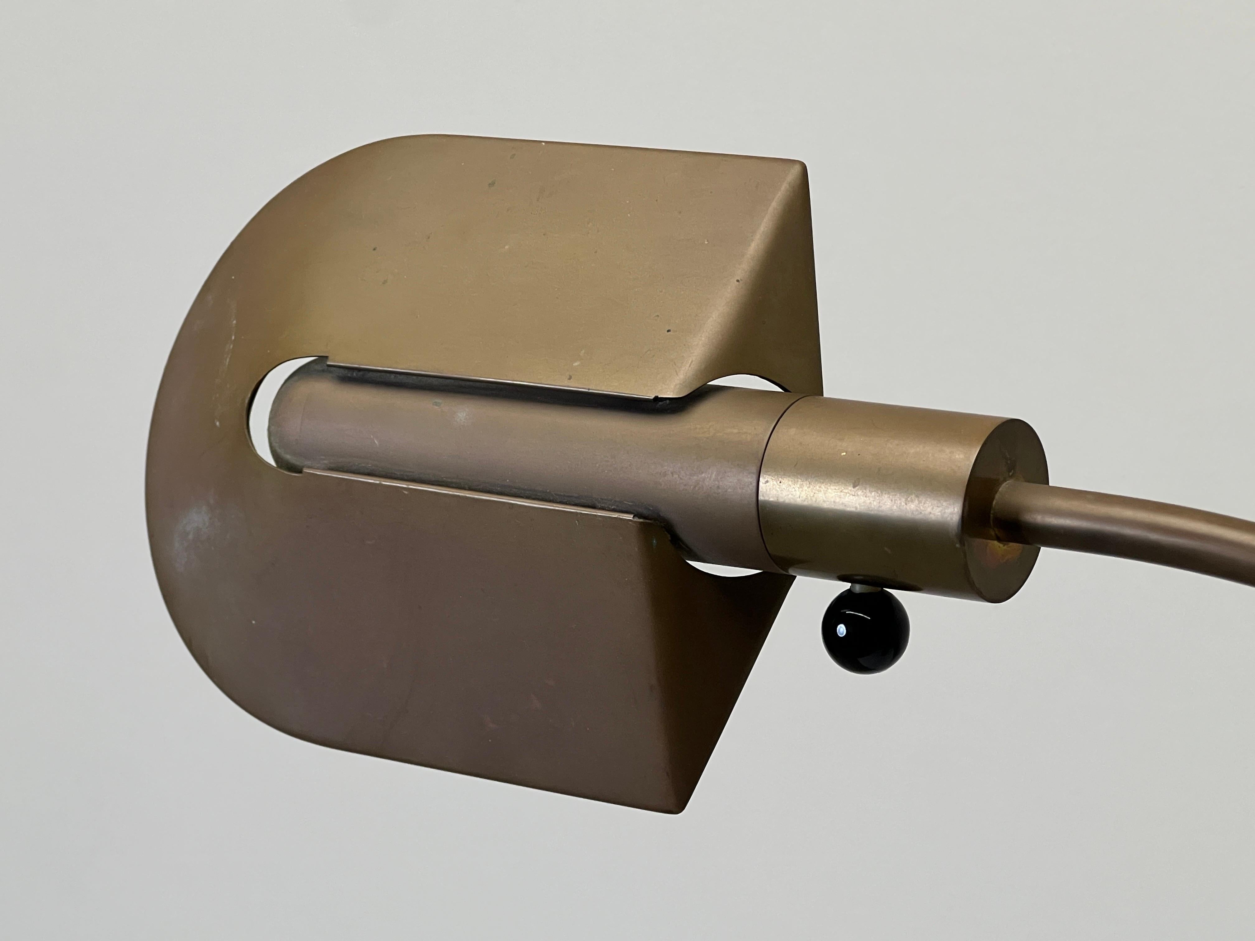Cedric Hartman Patinated Brass Desk / Table Lamp 1
