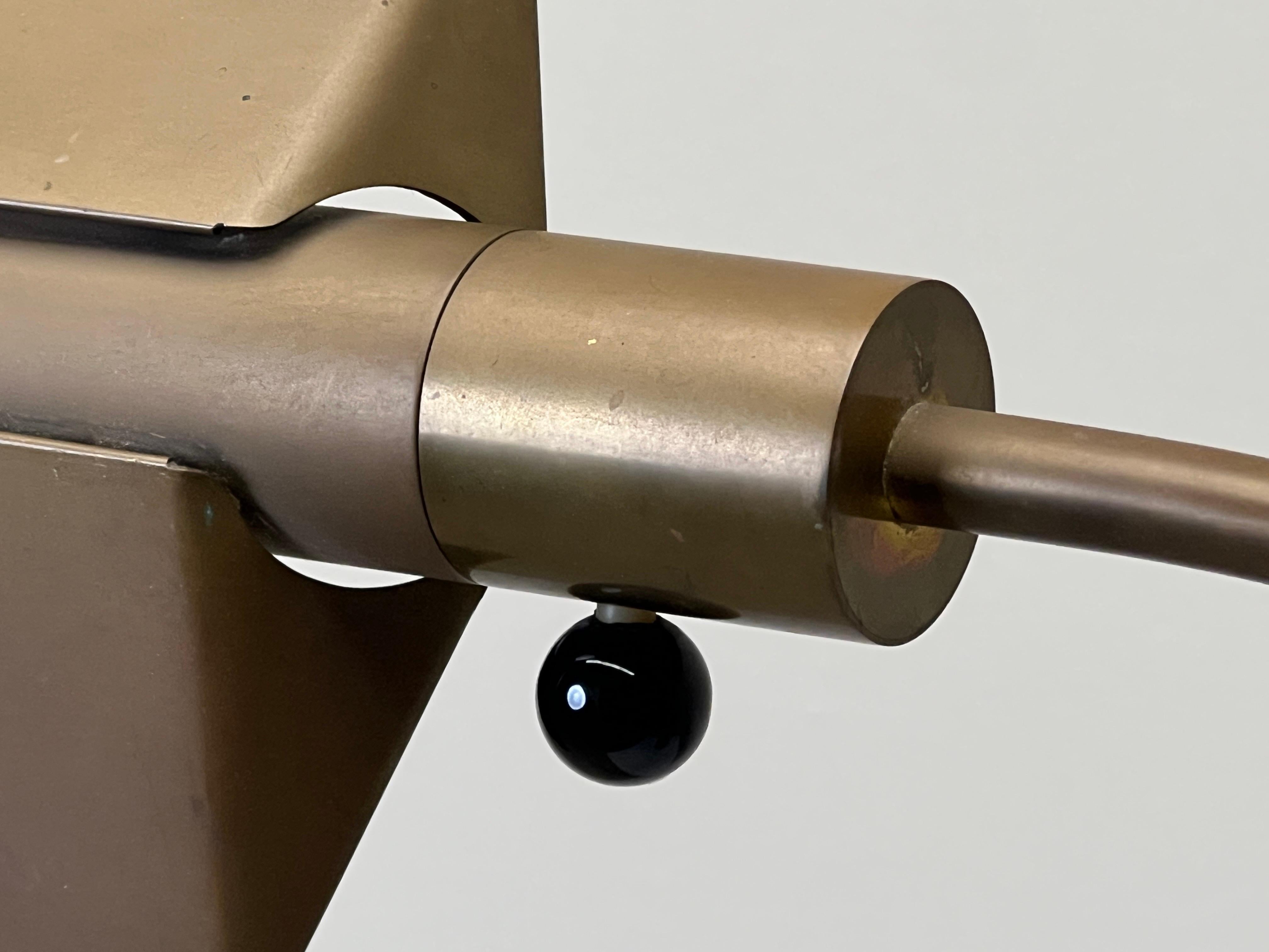 Cedric Hartman Patinated Brass Desk / Table Lamp 2