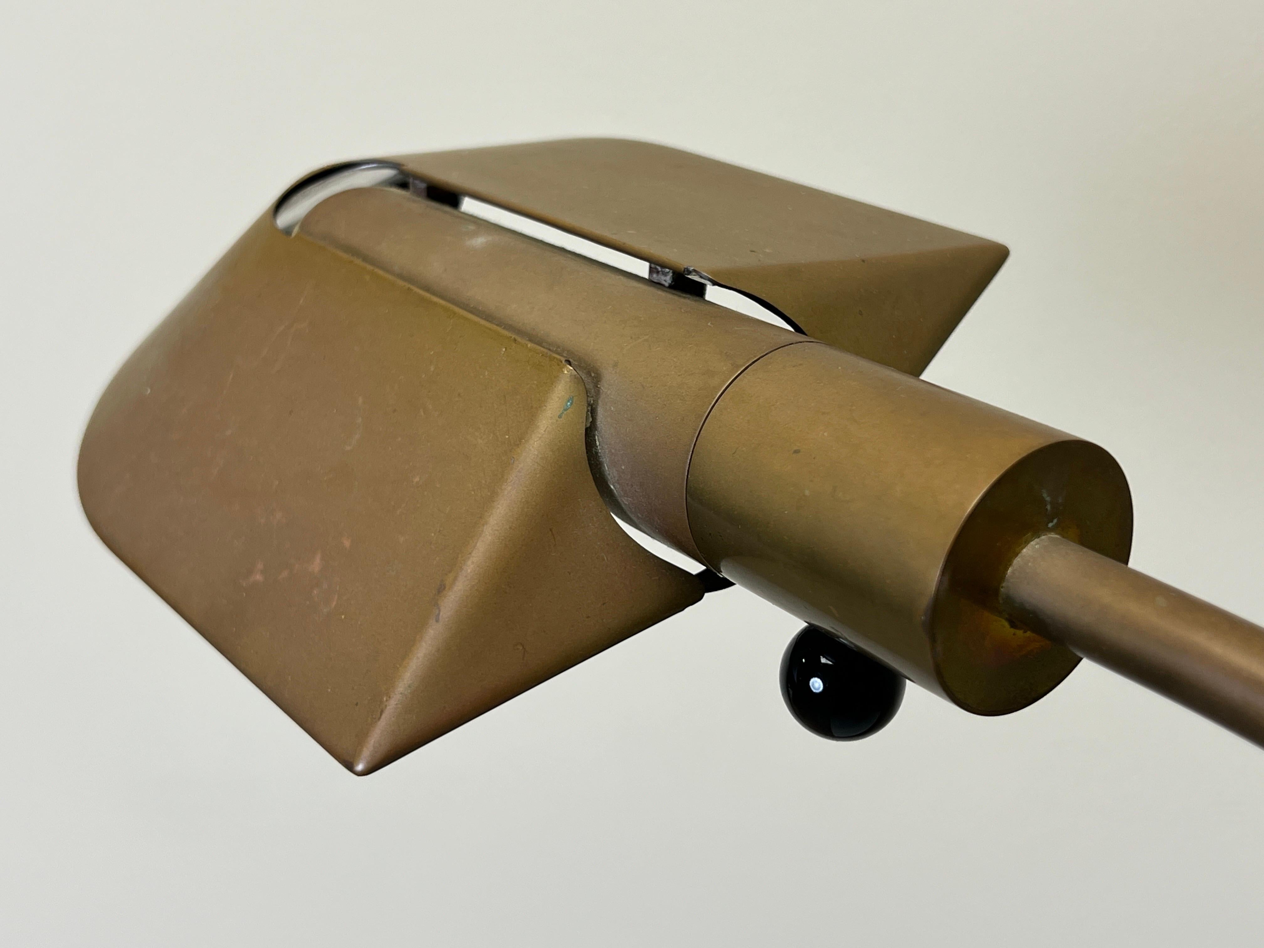 Cedric Hartman Patinated Brass Desk / Table Lamp 3