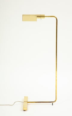 Cedric Hartman Polished Brass Cantilever Swivel Brass Reading Lamp