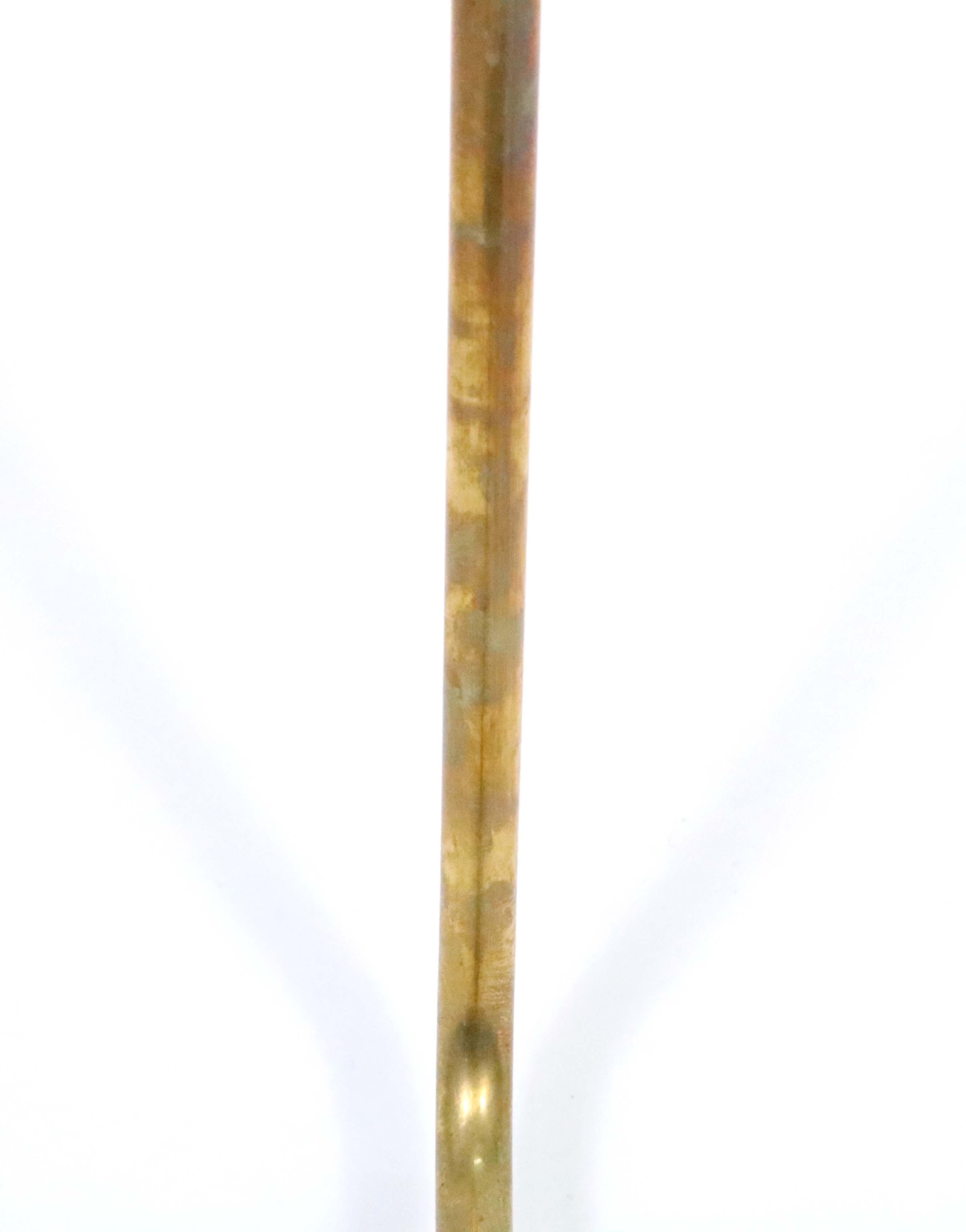 Cedric Hartman Swiveling Brass Floor Lamp 3