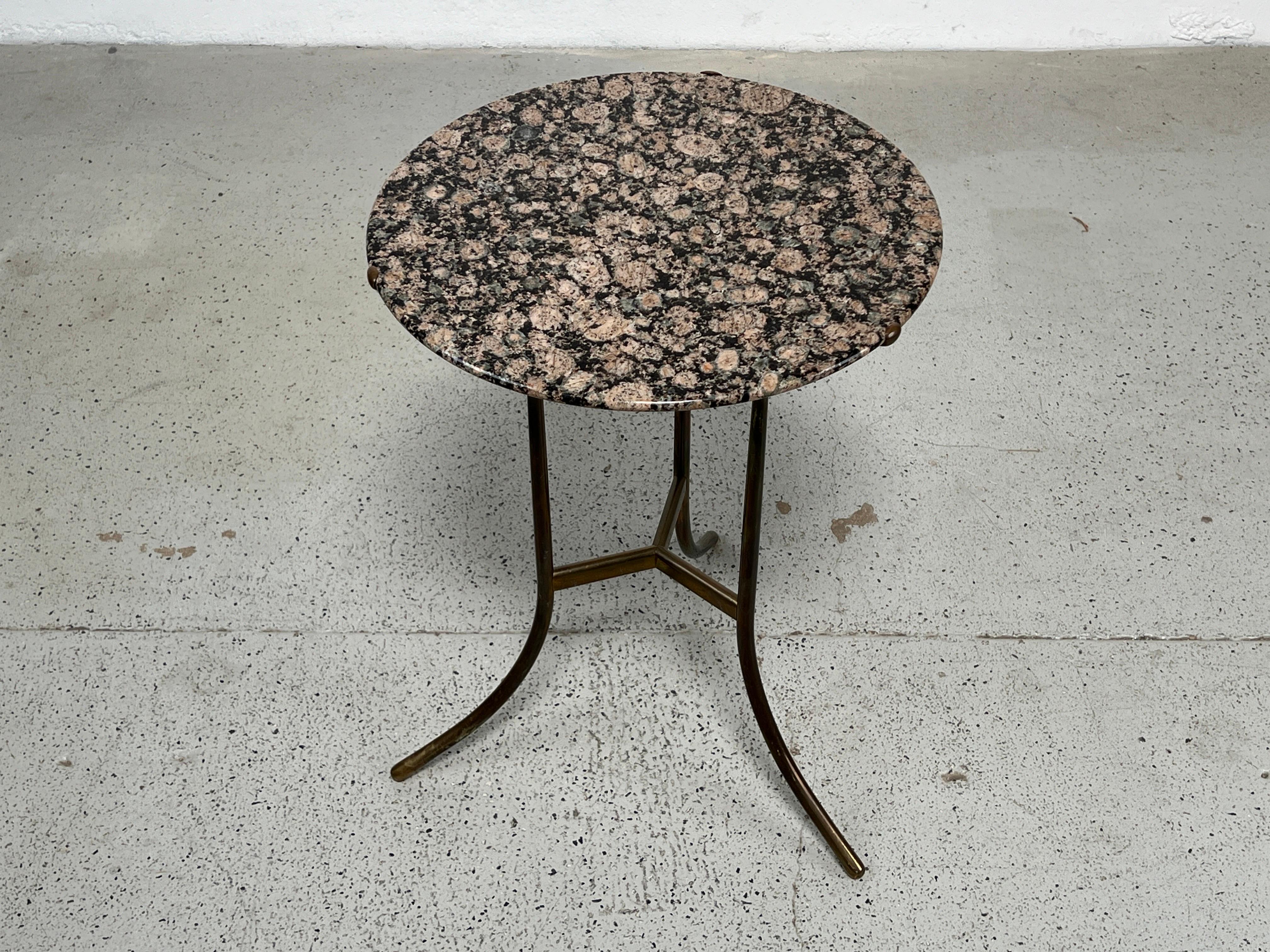Cedric Hartman Table in Bronze and Granite For Sale 8