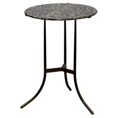 Vintage Cedric Hartman Table in Bronze and Granite