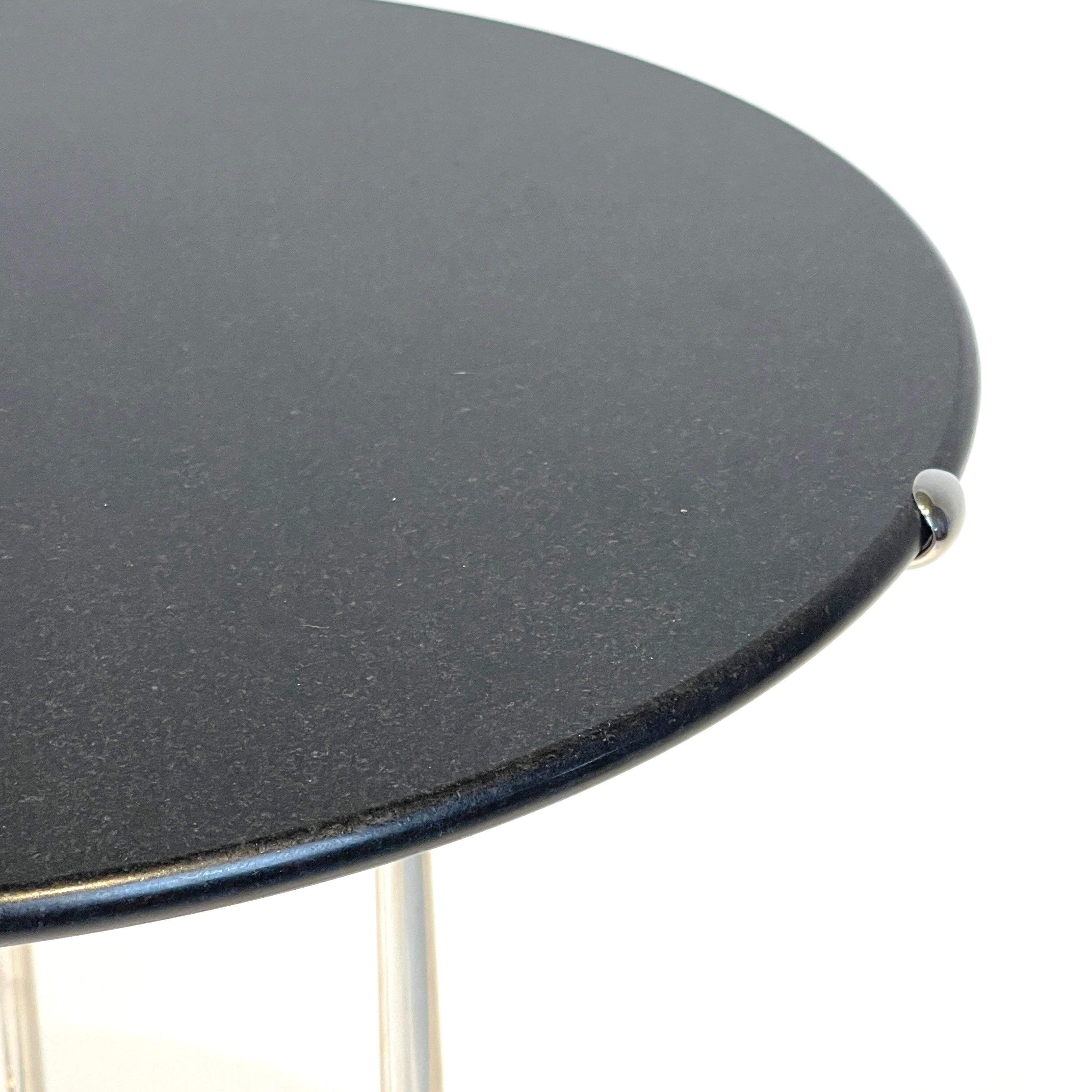 Mid-Century Modern Cedric Hartman Tripod Geuridon Stone Granite Top End Table