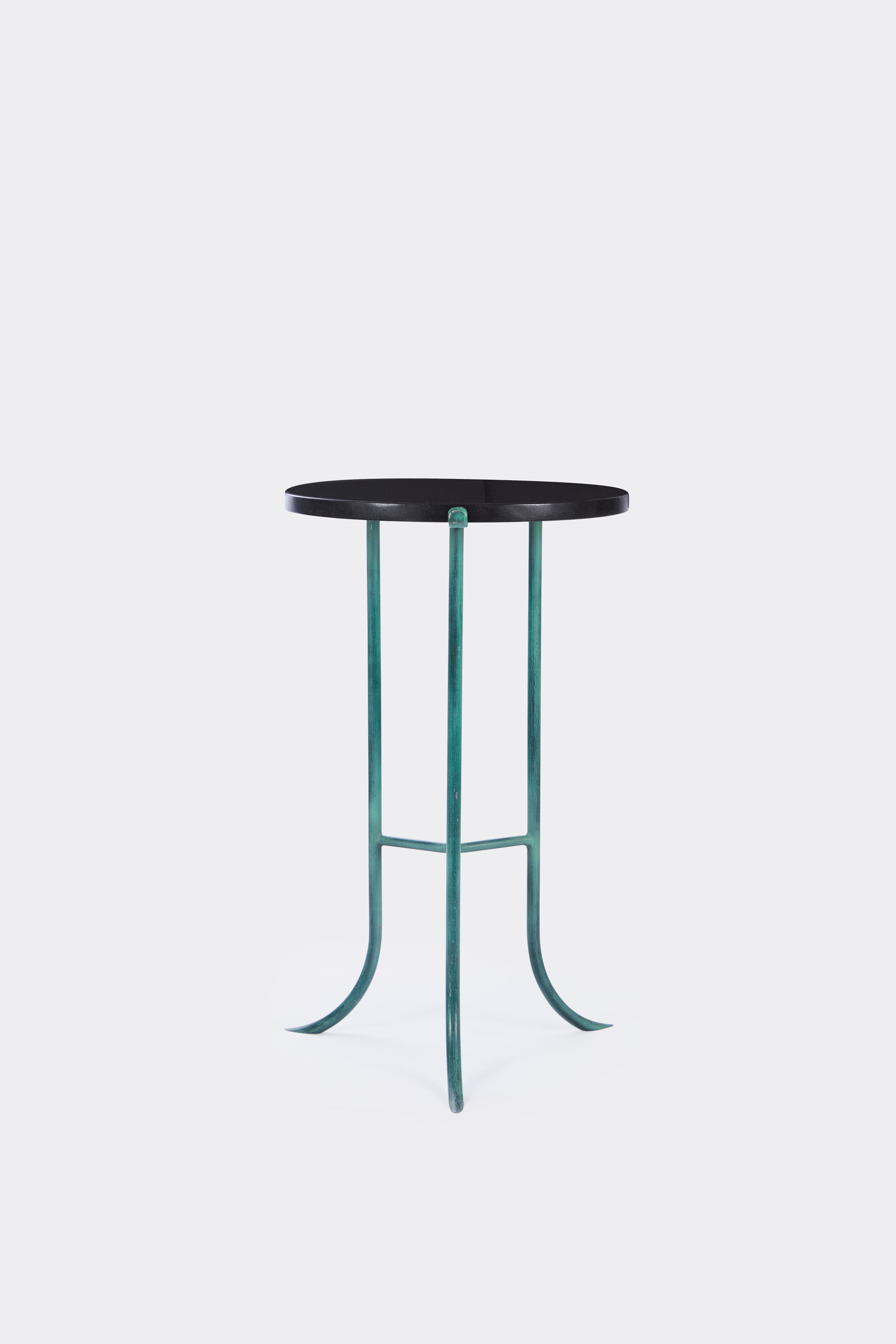Cedric Hartman Styled Verdigris Table In Good Condition For Sale In New York, NY