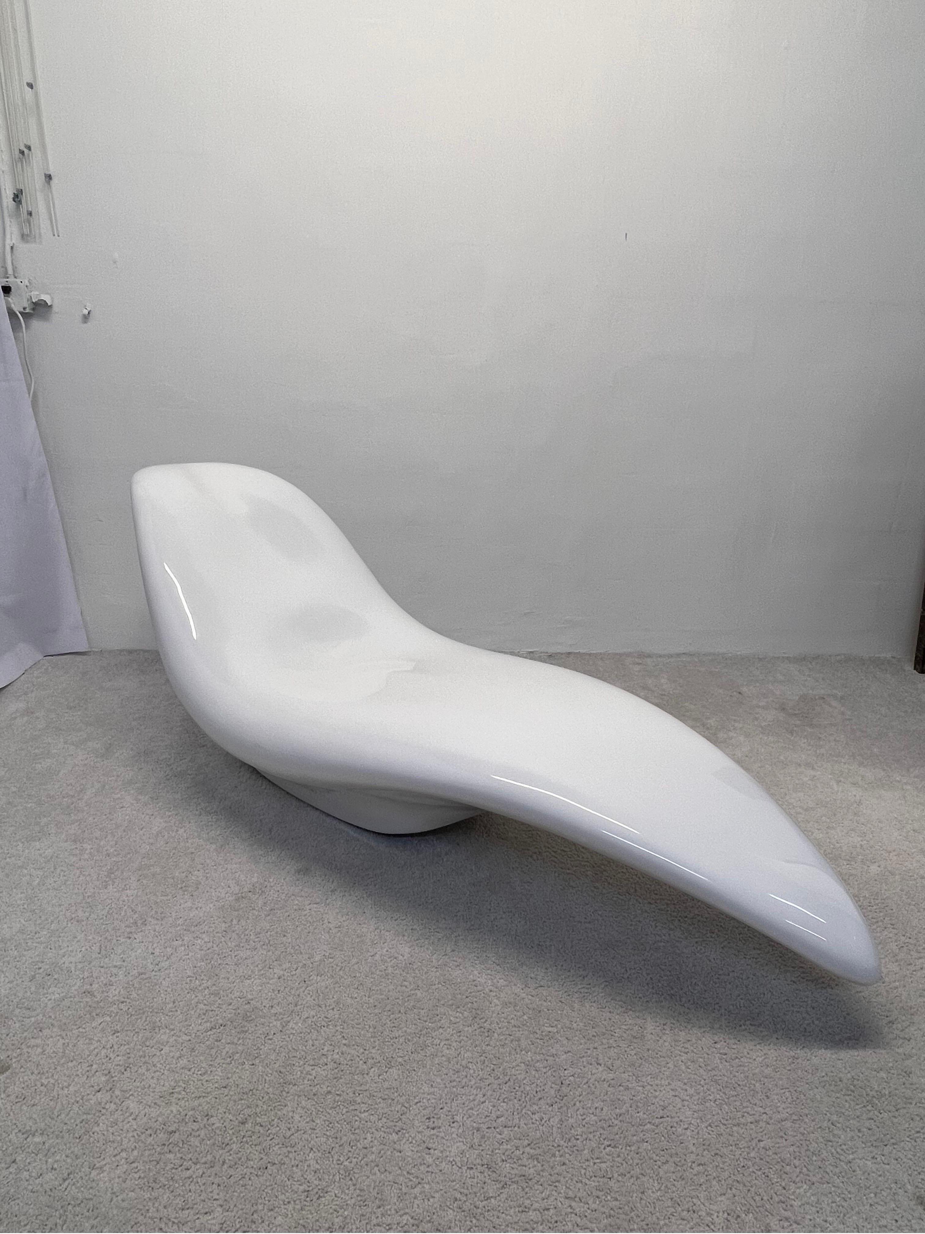 Organic Modern CedriMartini Ghost Chaise Lounge For Sale