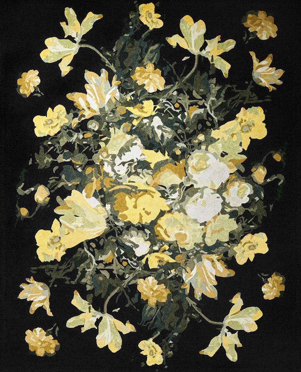 Composé d'arrangements floraux superposés, Cedro apporte une explosion ludique de couleurs et de textures, en utilisant de la laine tondue à la pointe et de la soie fine pour définir son élégance.

Erik Lindstrom propose une sélection de motifs
