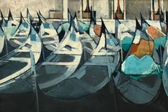 Venice in December by Céelle - Oil on canvas 50x73 cm