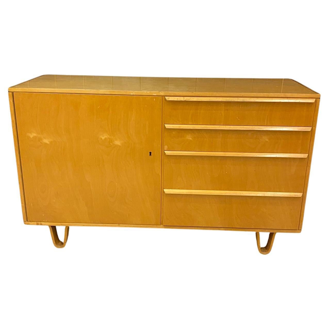 Cees Braackman for Editions Pastoe Small Sideboard, circa 1950 For Sale