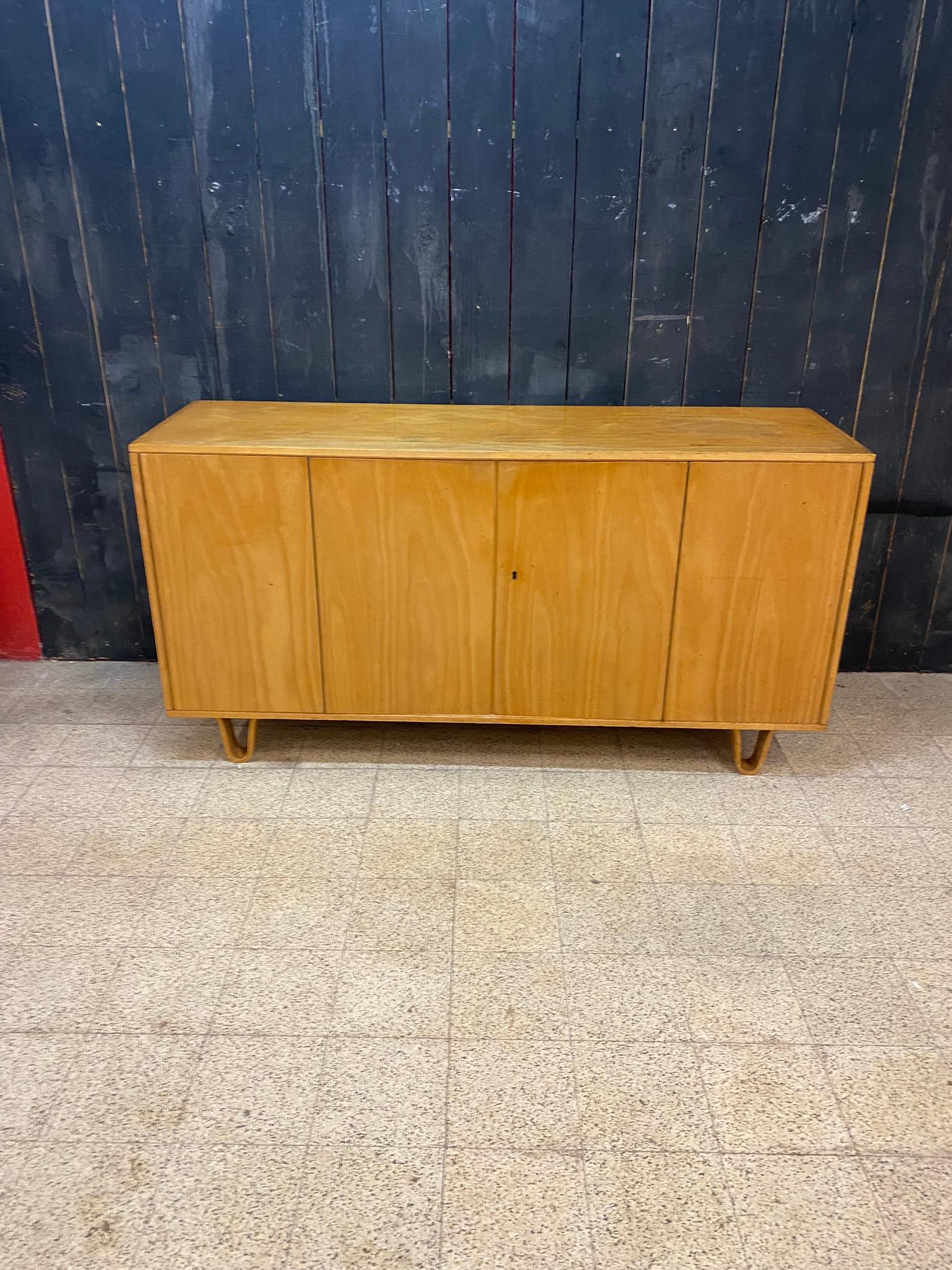 Cees Braackman, sideboard for Editions Pastoe, circa 1950
varnish to redo.