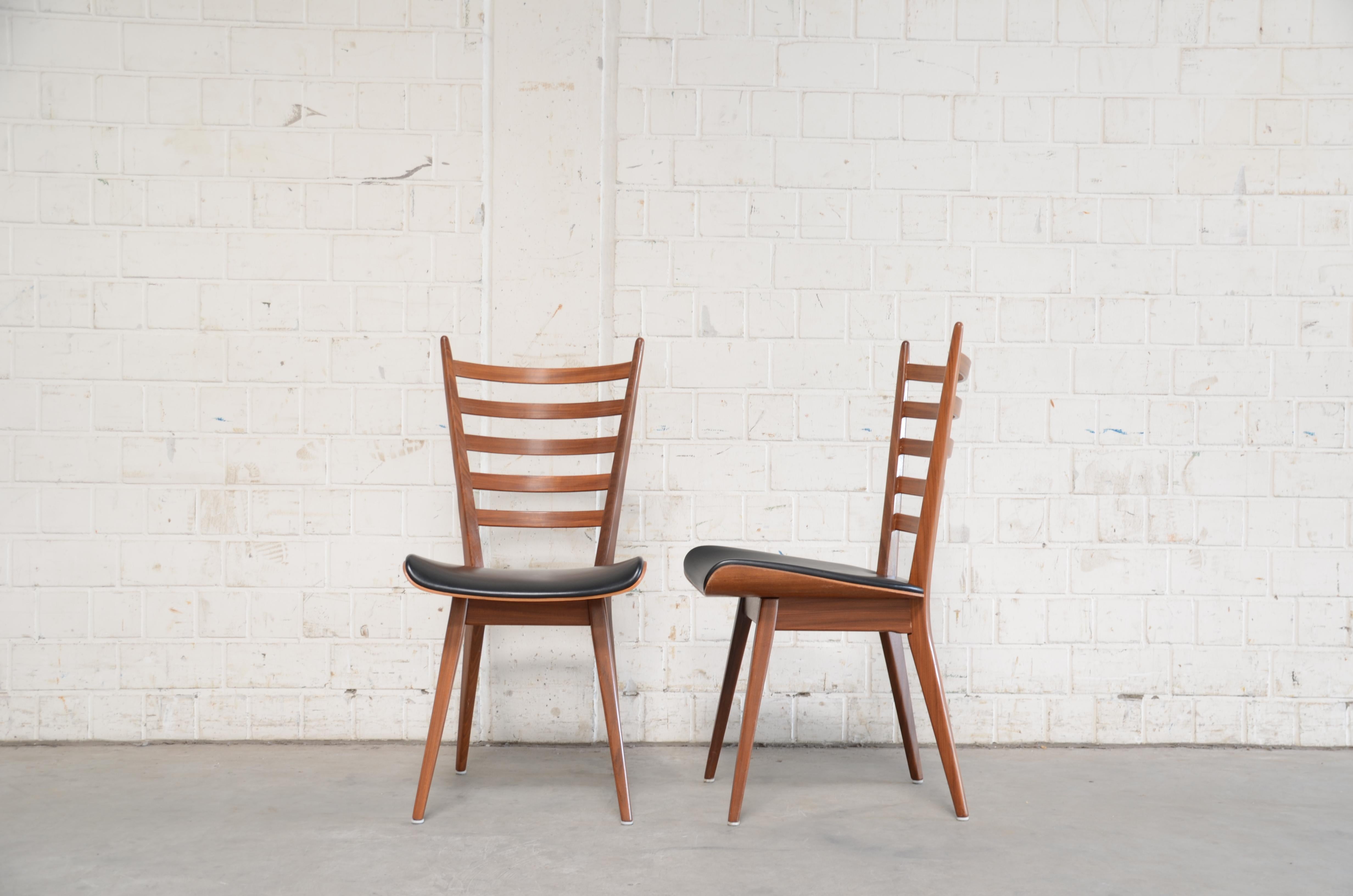 4x Esszimmerstühle, Stuhl für Pastoe, von Esszimmerstühle, von Esszimmerstühle, von Esszimmermeister Braakman (Moderne der Mitte des Jahrhunderts)