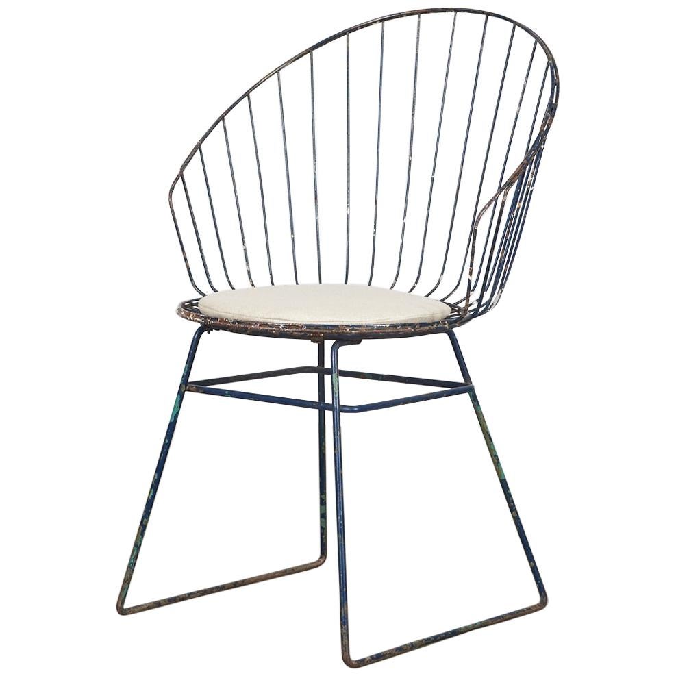 Cees Braakman & Adriaan Dekker for Pastoe Wire Frame Vanity Chair
