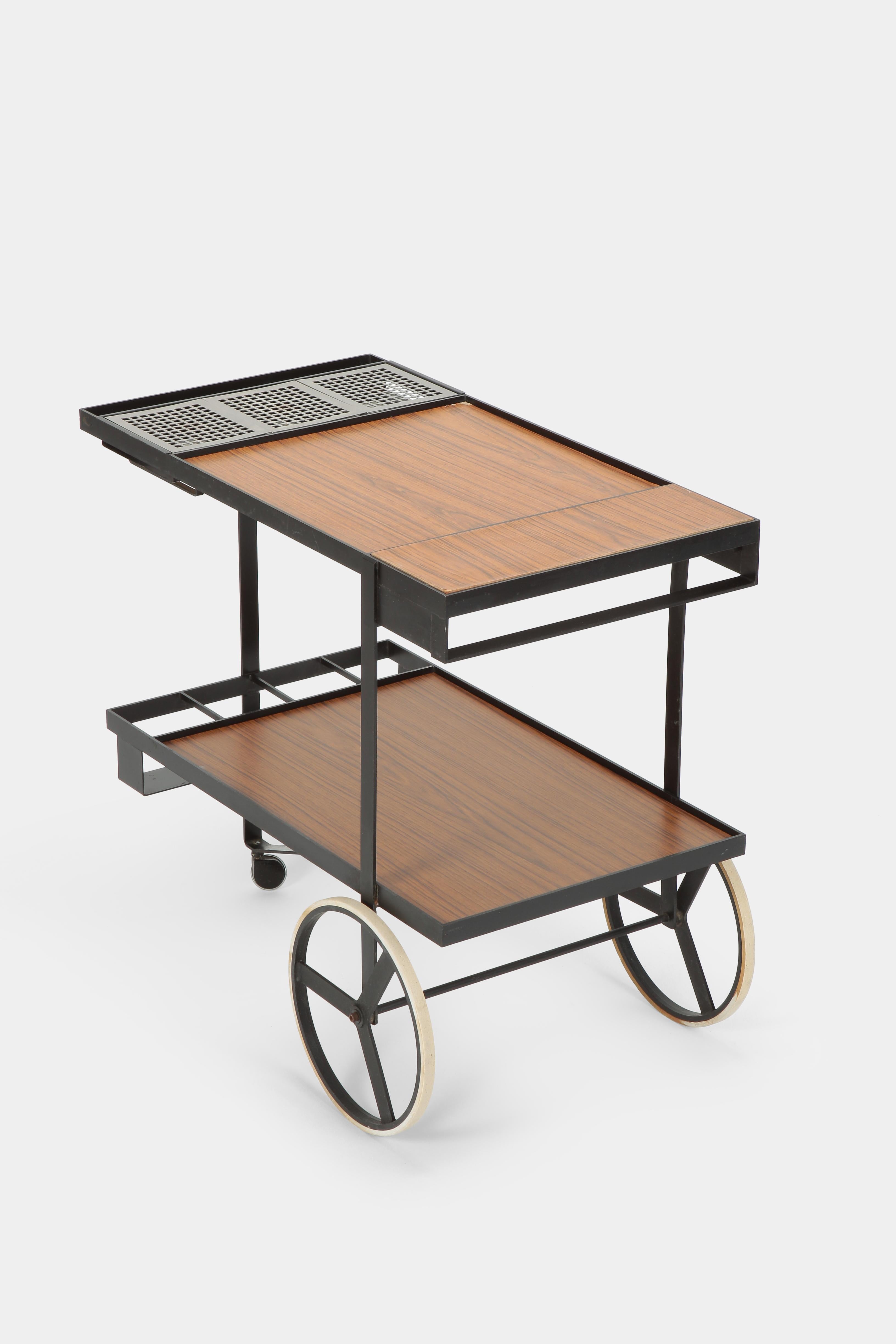 Cees Braakman Bar Cart Pastoe, 1950s In Good Condition In Basel, CH