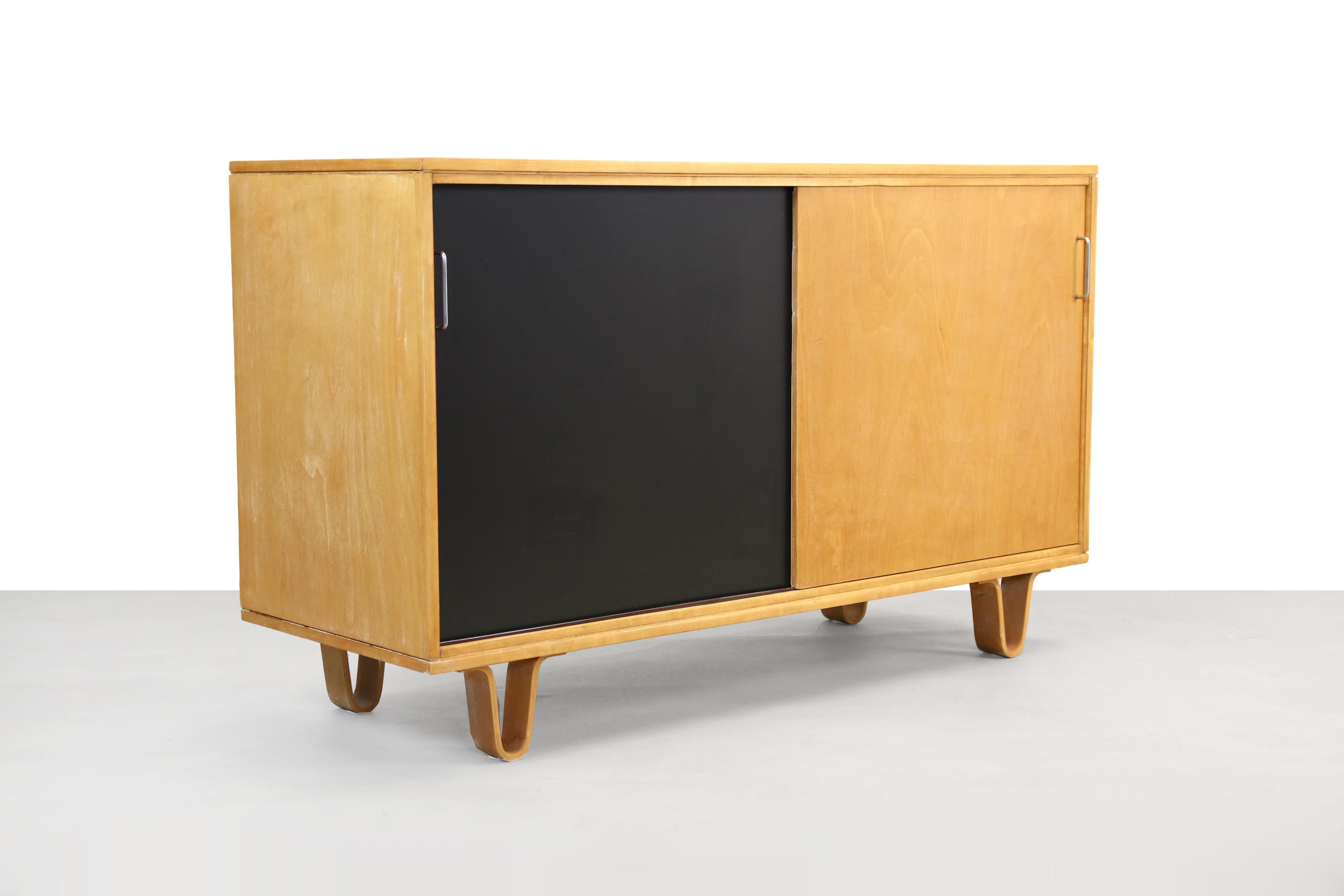 Mid-Century Modern Cees Braakman Birch Series DB51 Sideboard for Pastoe, Netherlands, 1950's