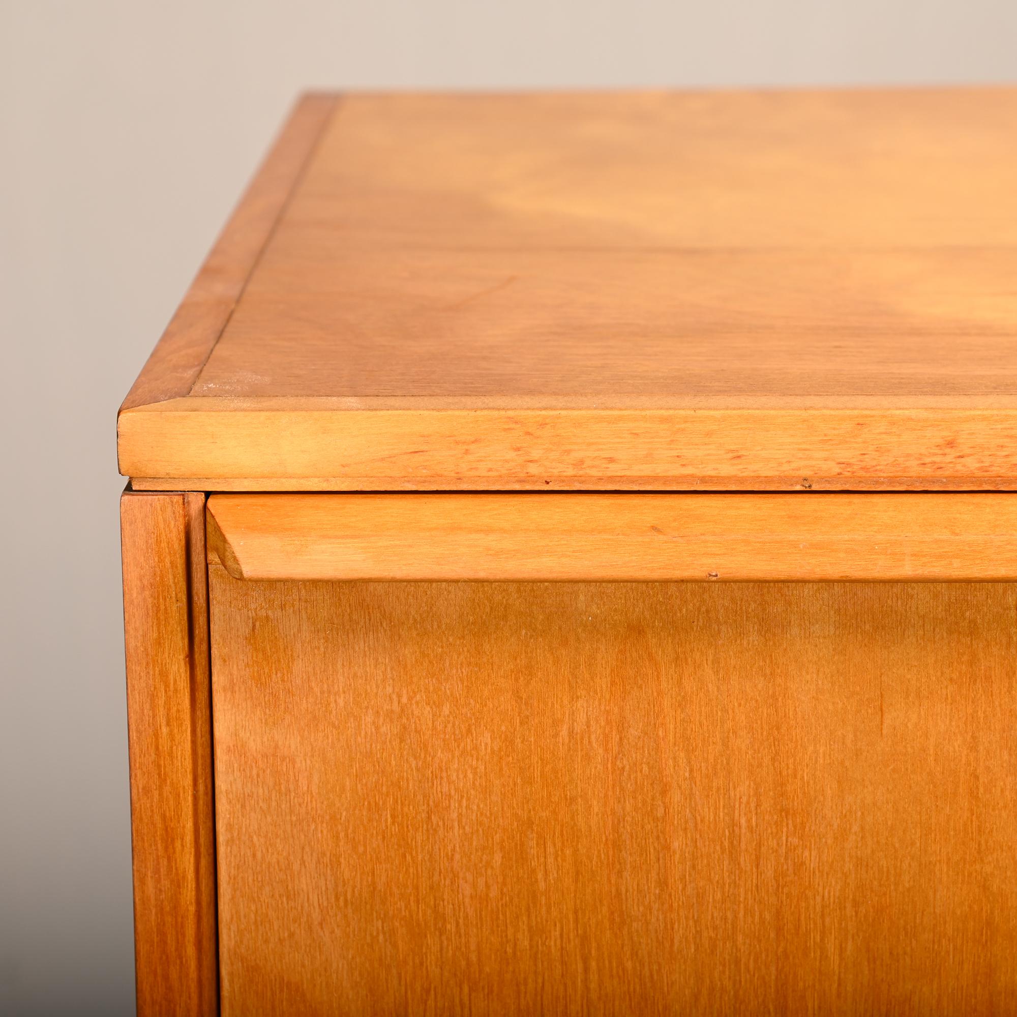 Cees Braakman CB01 Secretaire / Highboard en contrachapado de abedul para Pastoe Años 50 en venta 3