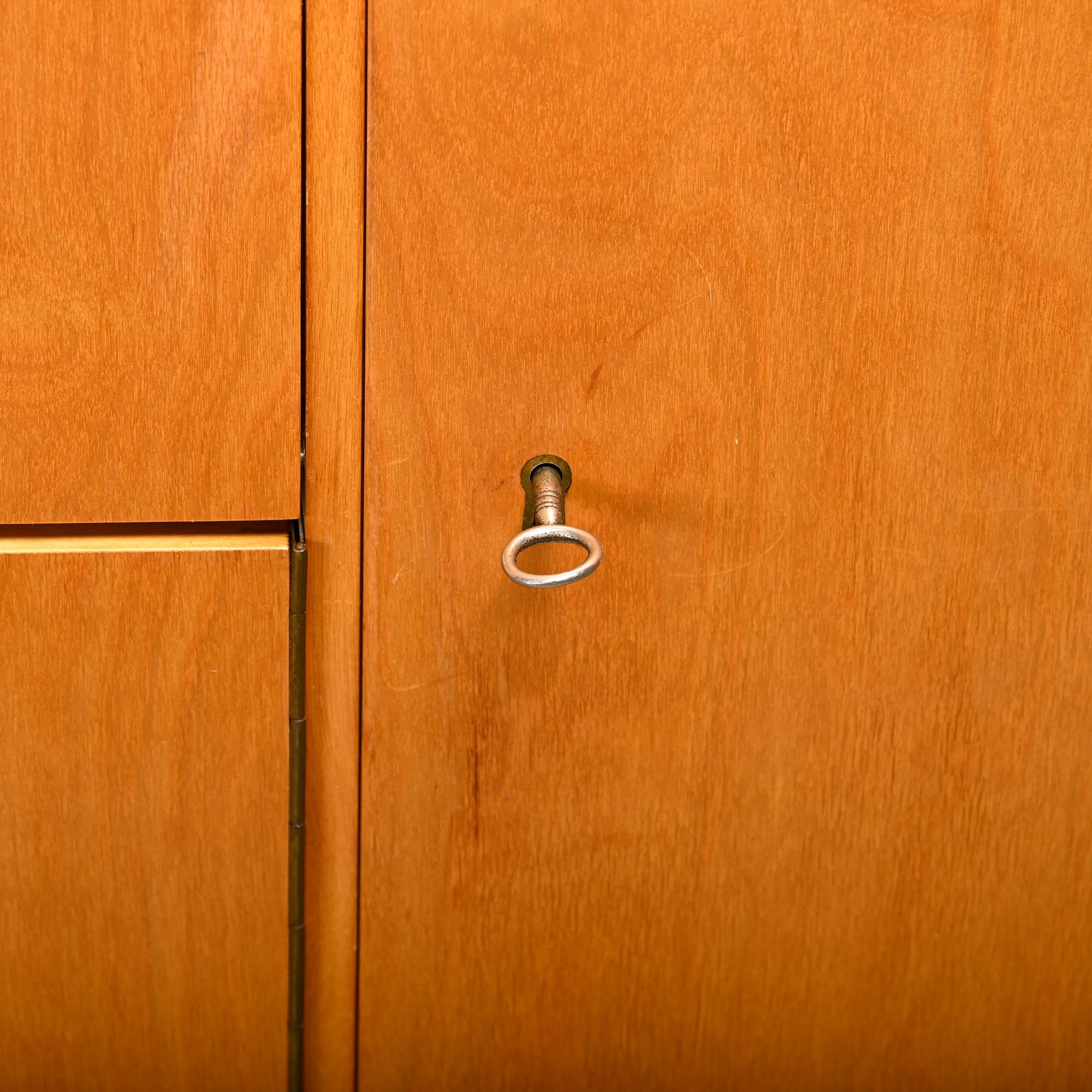Cees Braakman CB01 Secretaire / Highboard en contrachapado de abedul para Pastoe Años 50 en venta 4