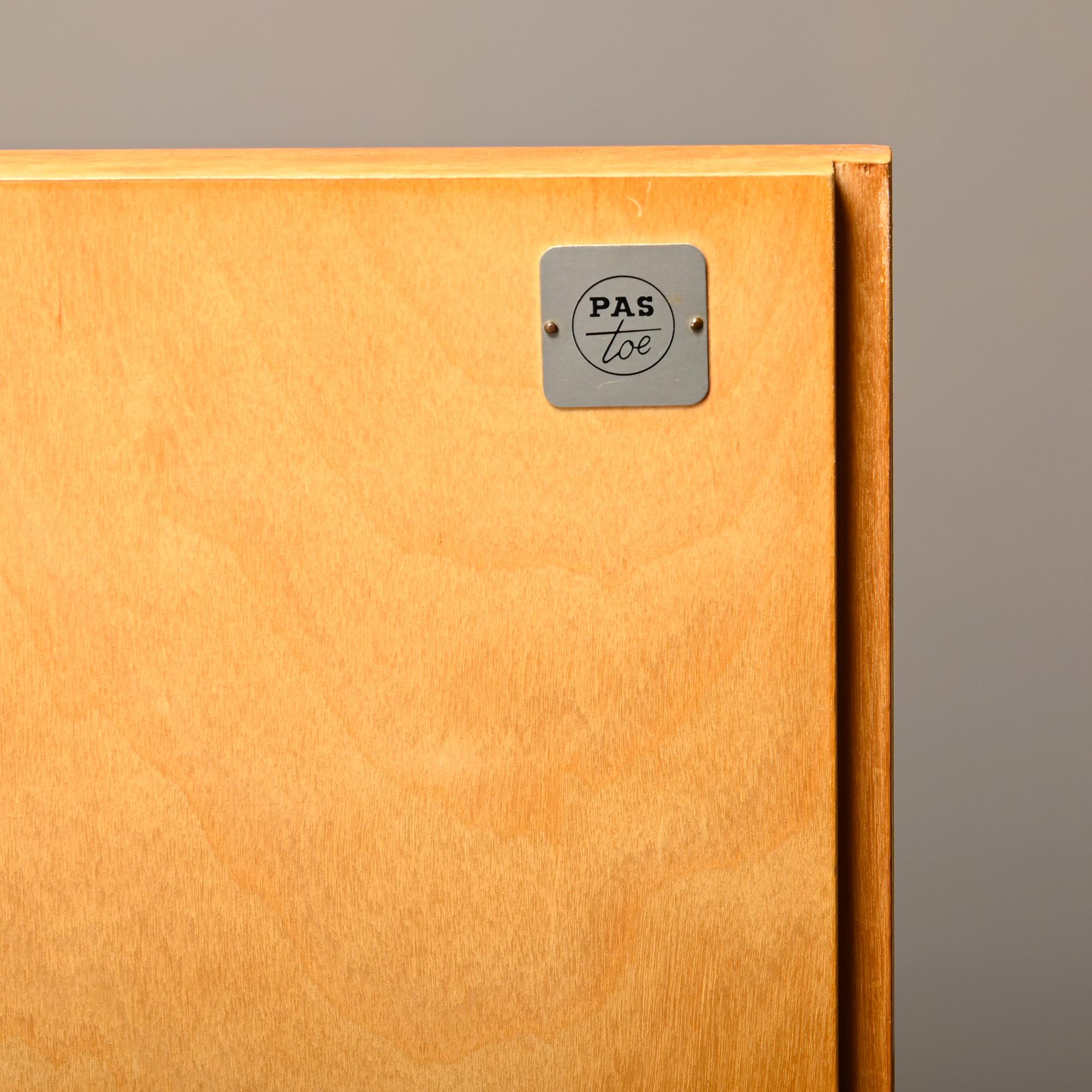Cees Braakman CB01 Secretaire / Highboard en contrachapado de abedul para Pastoe Años 50 en venta 6