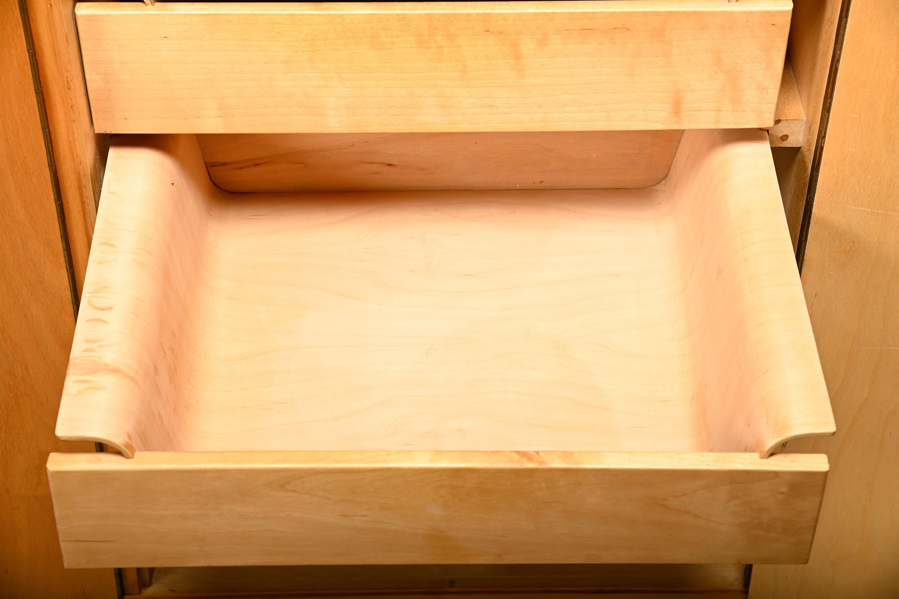 Cees Braakman CB01 Secretaire / Highboard en contrachapado de abedul para Pastoe Años 50 en venta 8