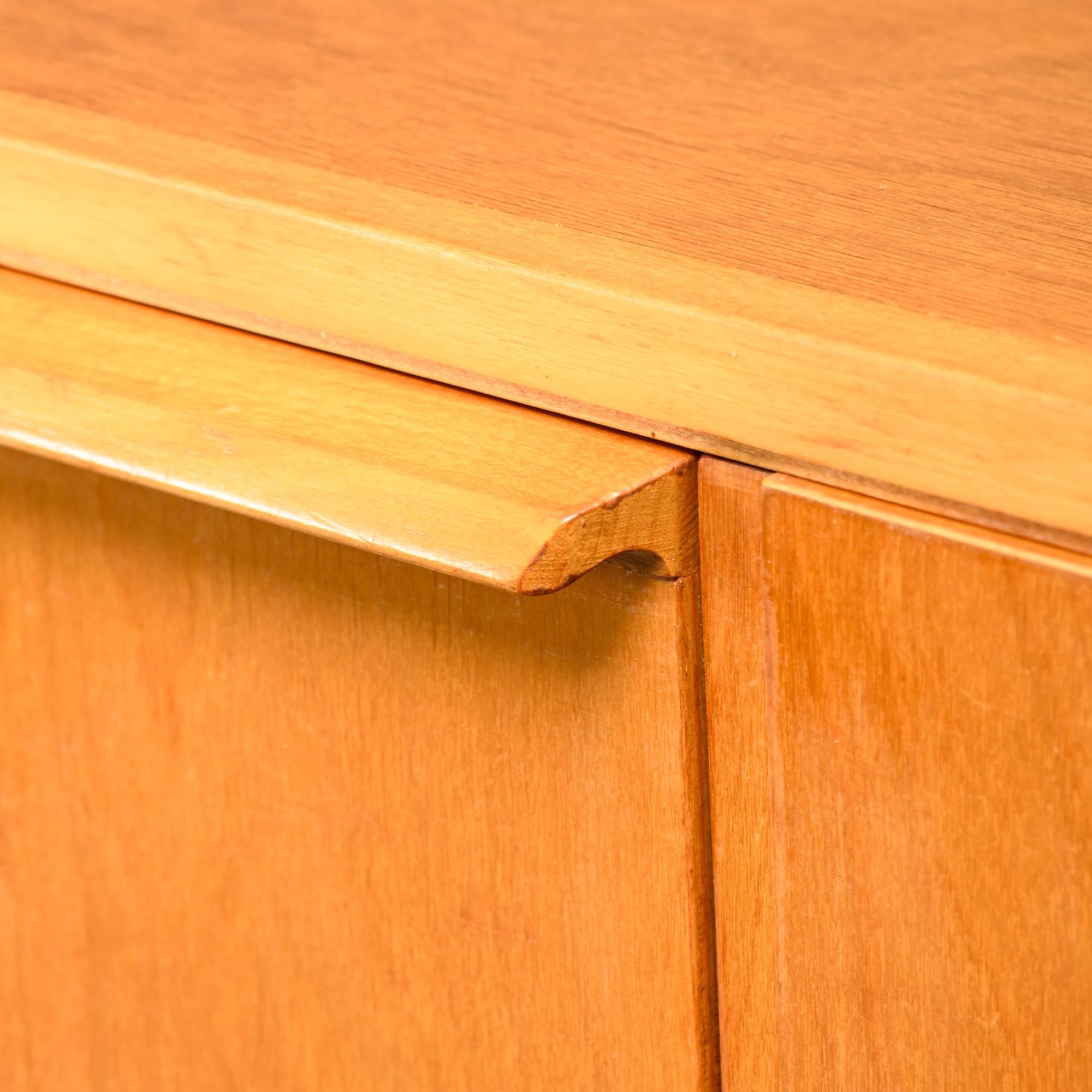 Cees Braakman CB01 Secretaire / Highboard en contrachapado de abedul para Pastoe Años 50 en venta 9