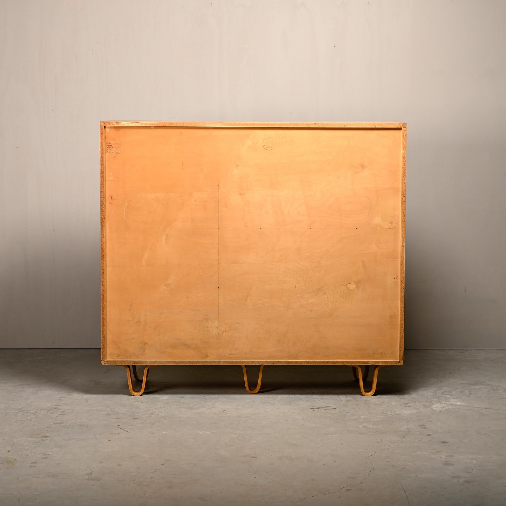 Cees Braakman CB01 Secretaire / Highboard en contrachapado de abedul para Pastoe Años 50 en venta 1