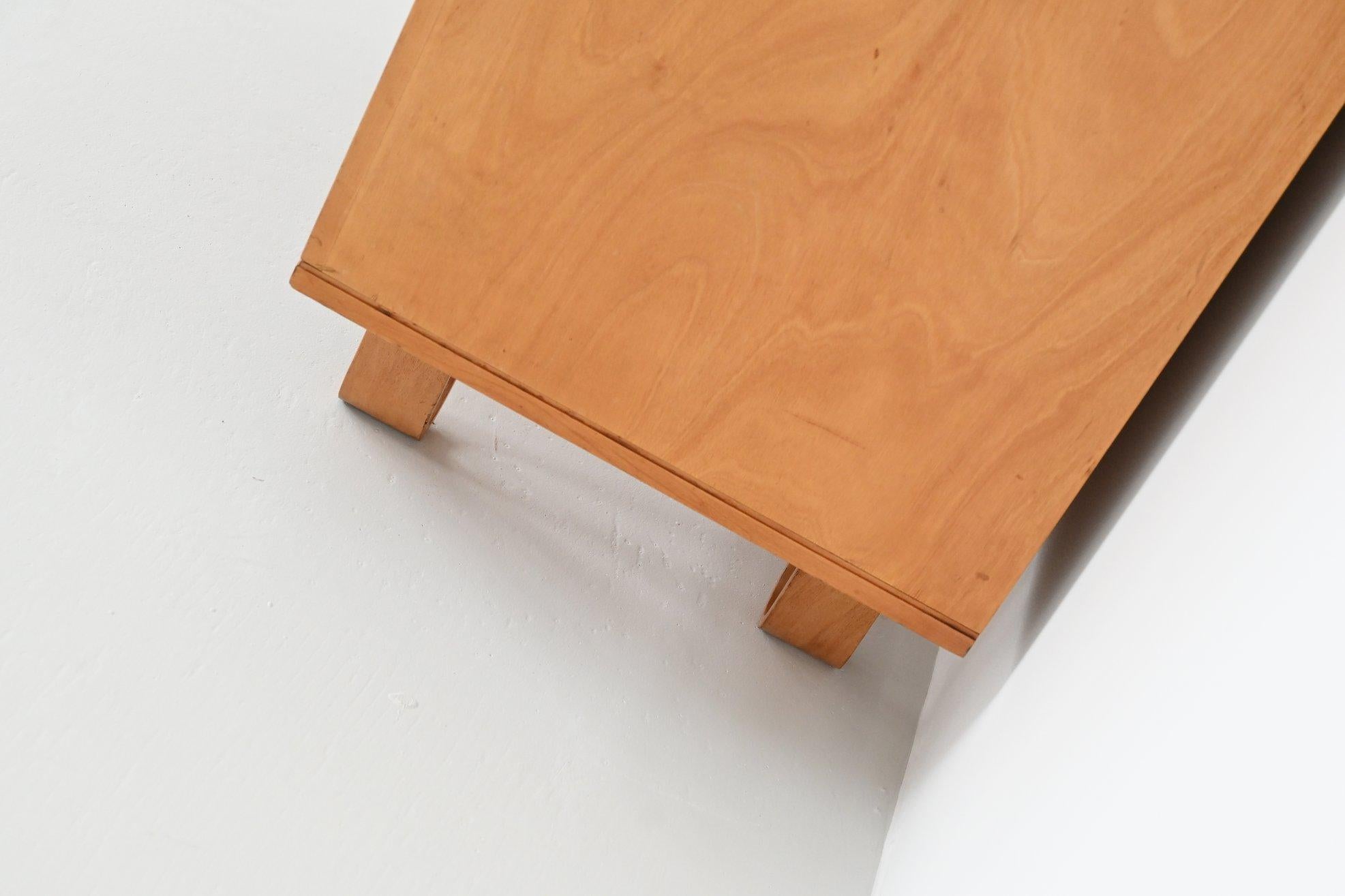 Cees Braakman Combex CB07 birch and teak cabinet Pastoe The Netherlands 1950 8