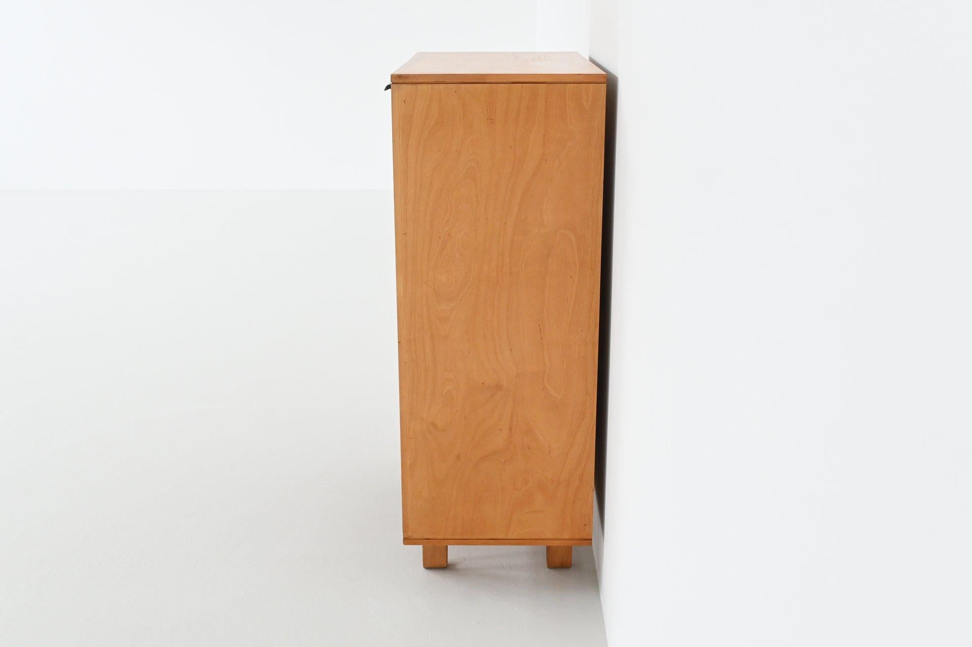 Cees Braakman Combex CB07 birch and teak cabinet Pastoe The Netherlands 1950 9