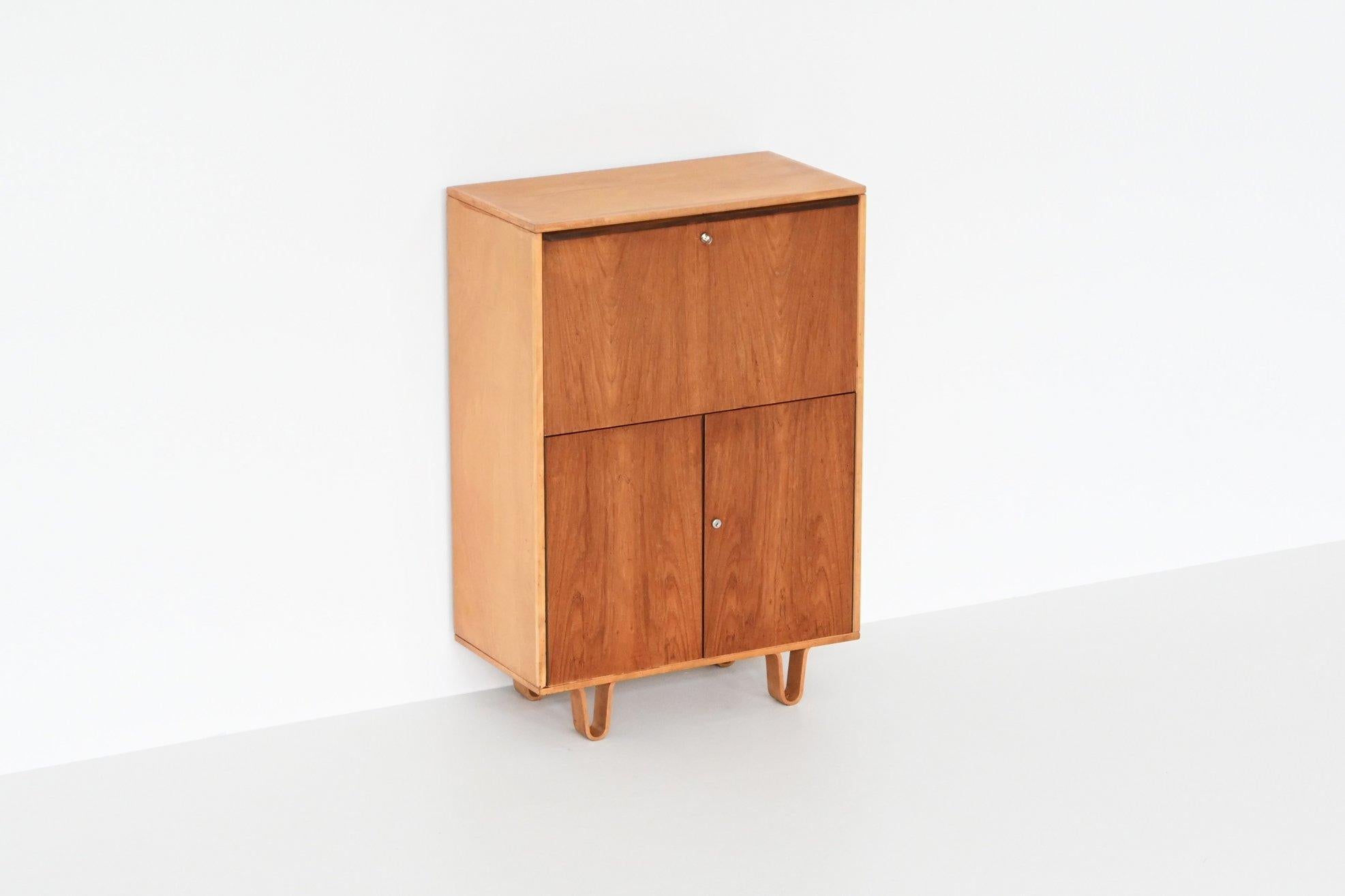 Cees Braakman Combex CB07 birch and teak cabinet Pastoe The Netherlands 1950 11