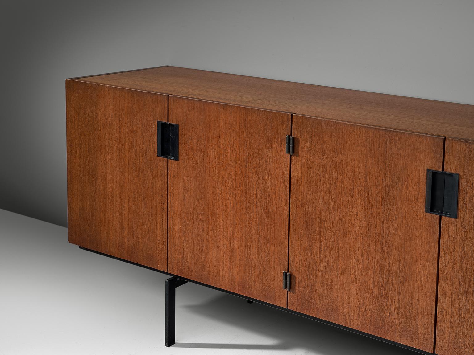 Metal Cees Braakman Credenza for Pastoe from the Japanese Series
