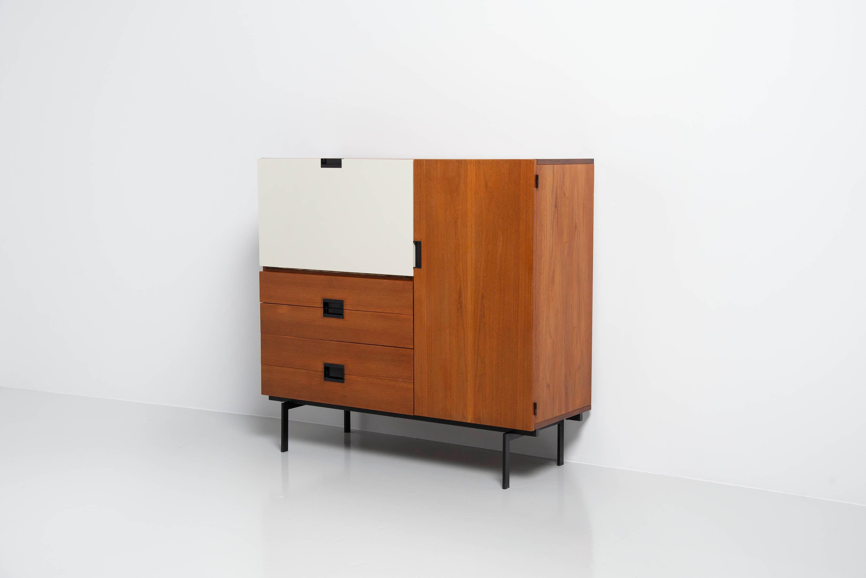 Mid-Century Modern Cees Braakman CU01 Cabinet Pastoe Holland, 1958