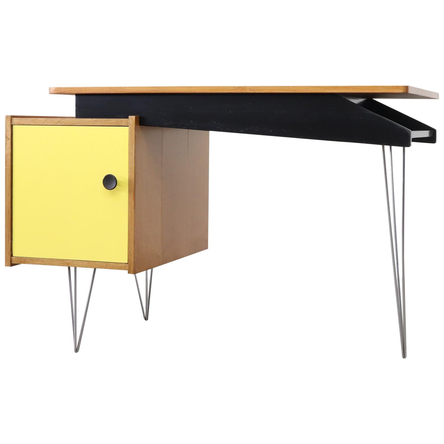 Cees Braakman Desk for Pastoe with Hairpin Legs