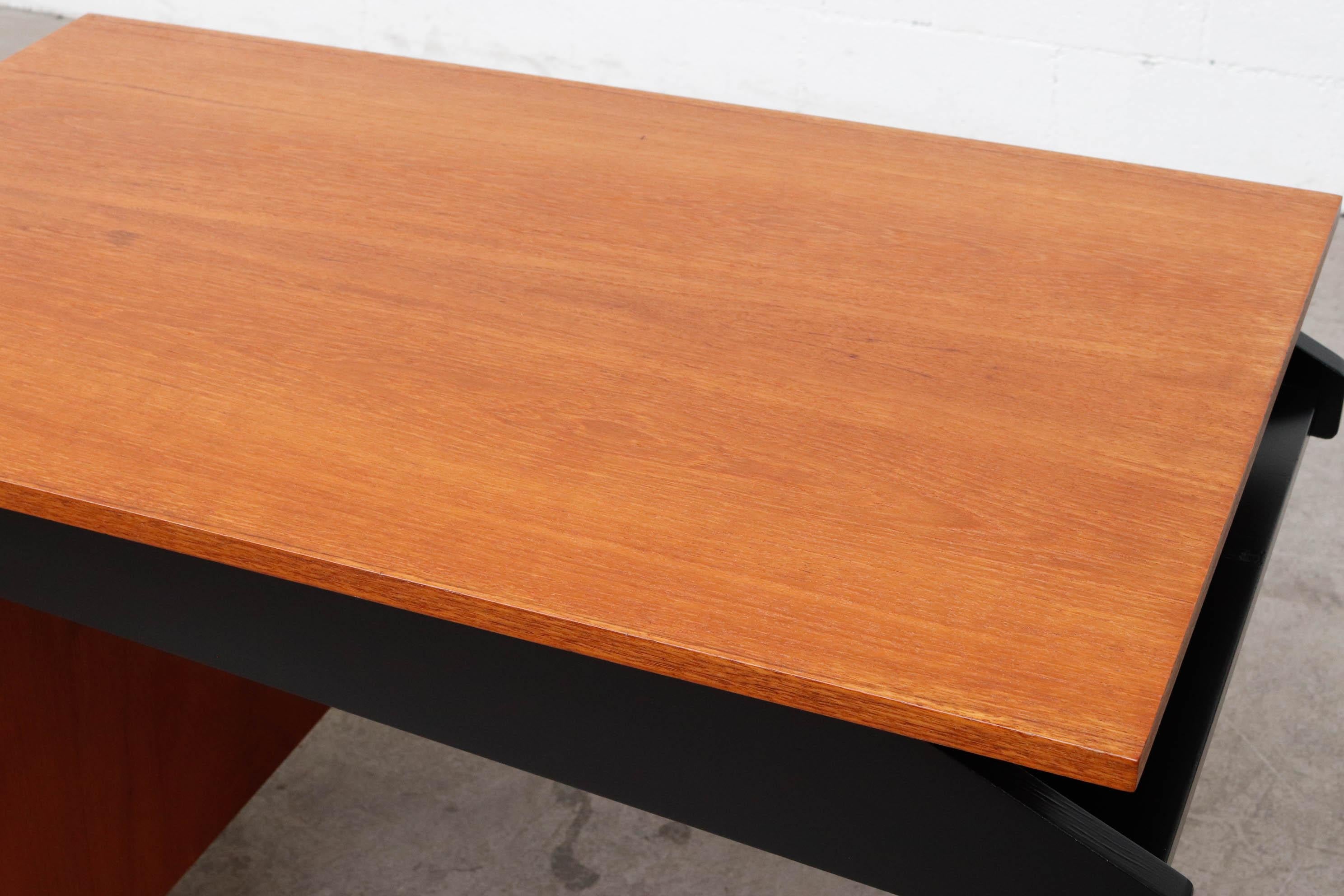 Cees Braakman Desk with Hairpin Legs and Asymmetrical Design 5