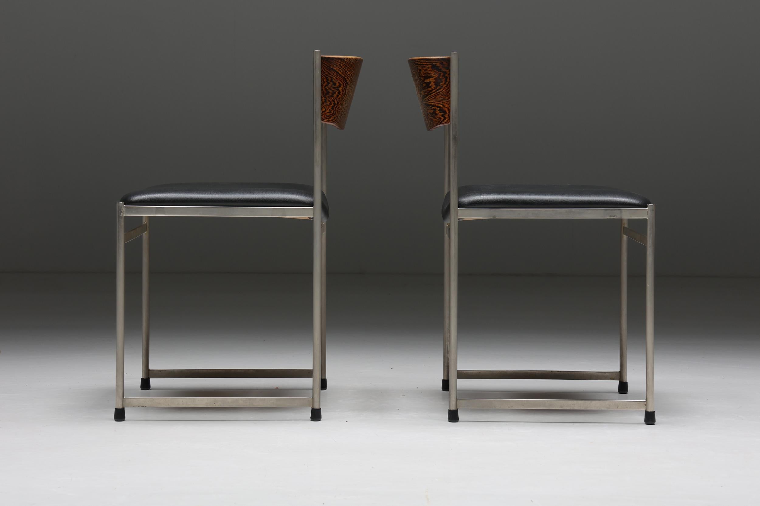 Mid-20th Century Cees Braakman Dining Chairs Pastoe, Dutch Design, 1960s