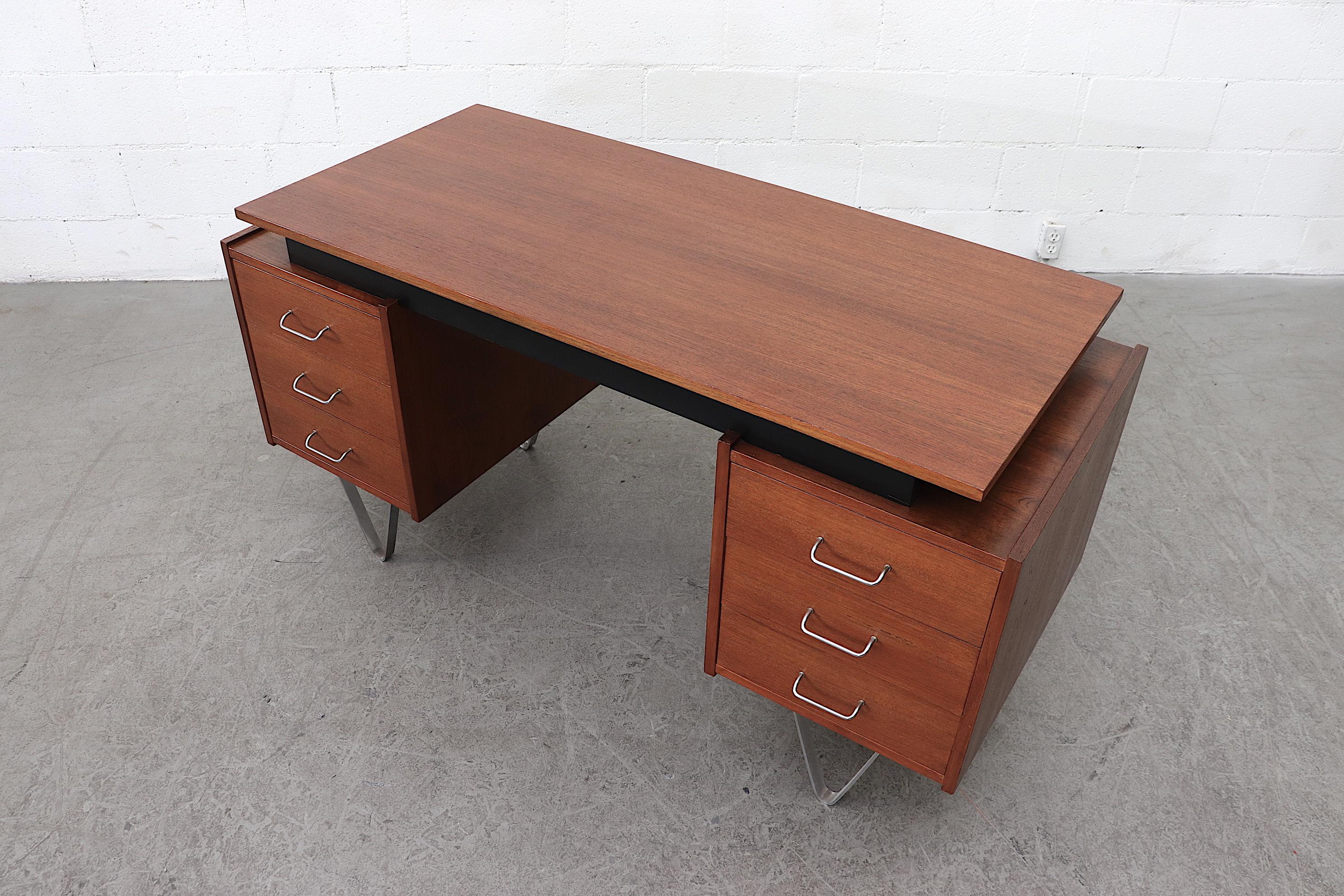 Mid-Century Modern Cees Braakman Executive Floating Desk for Pastoe