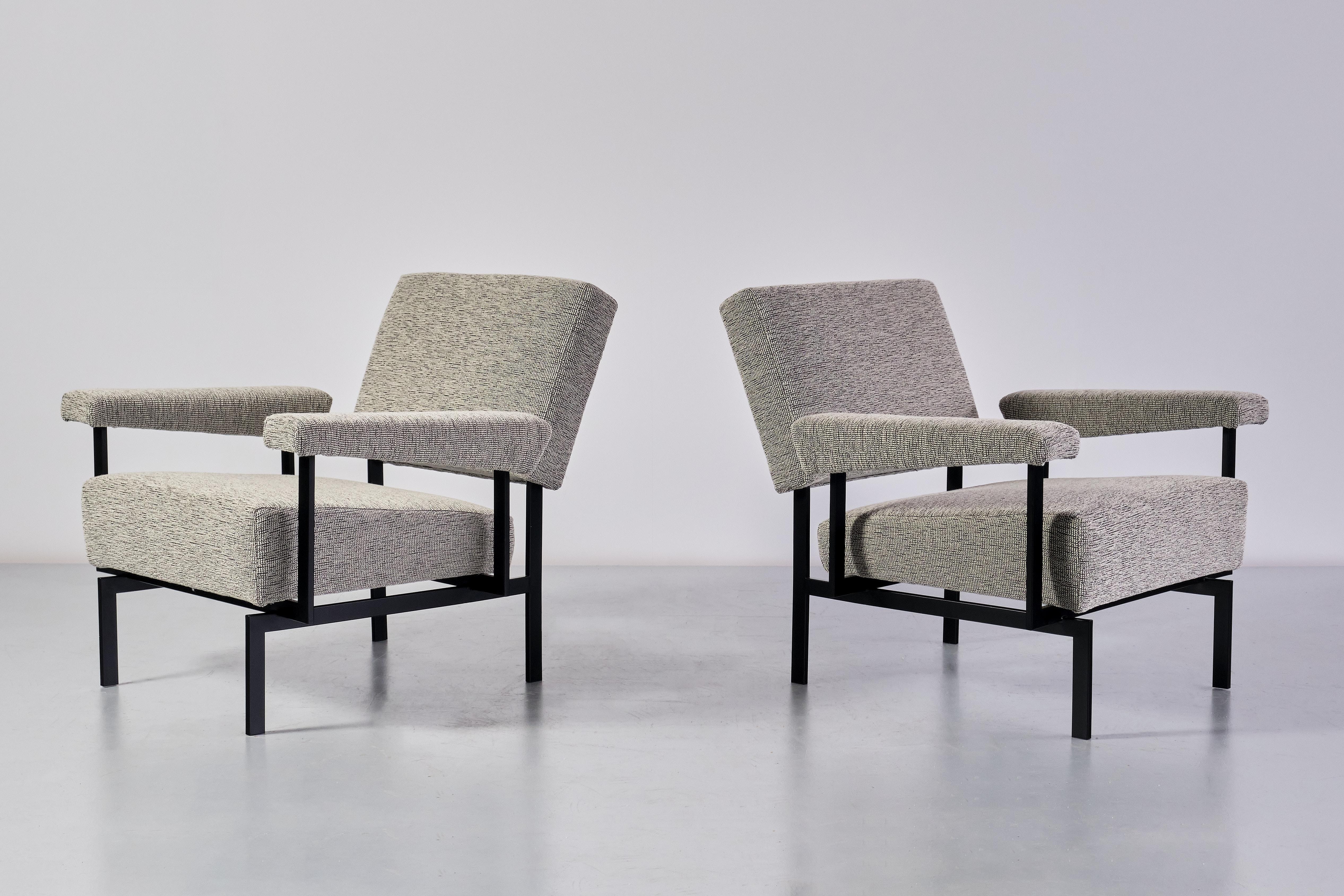 Cees Braakman FM07 Armchairs, Japan Series for Pastoe, Netherlands, 1958 For Sale 8