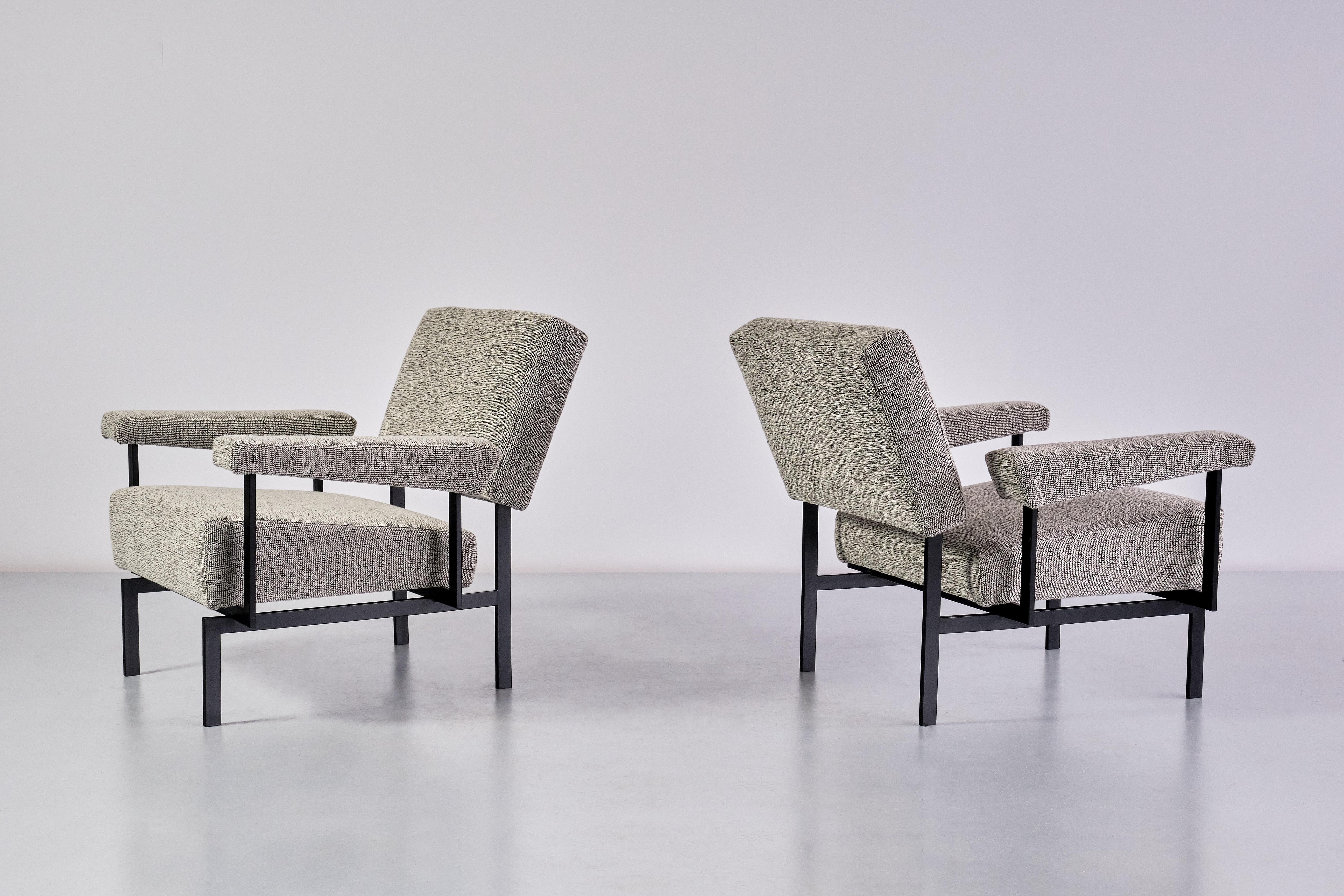 Mid-Century Modern Cees Braakman FM07 Armchairs, Japan Series for Pastoe, Netherlands, 1958 For Sale