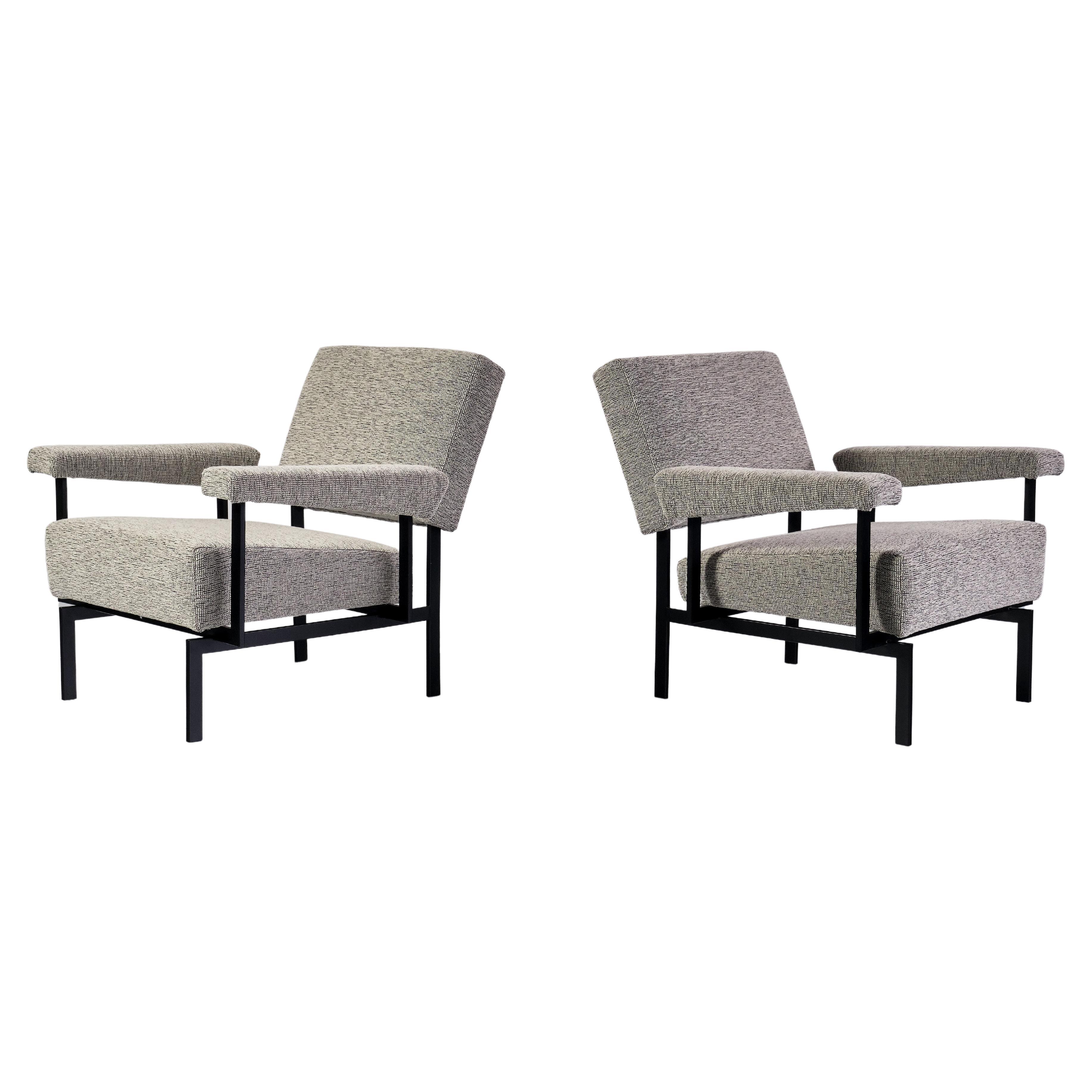 Cees Braakman FM07 Armchairs, Japan Series for Pastoe, Netherlands, 1958 For Sale