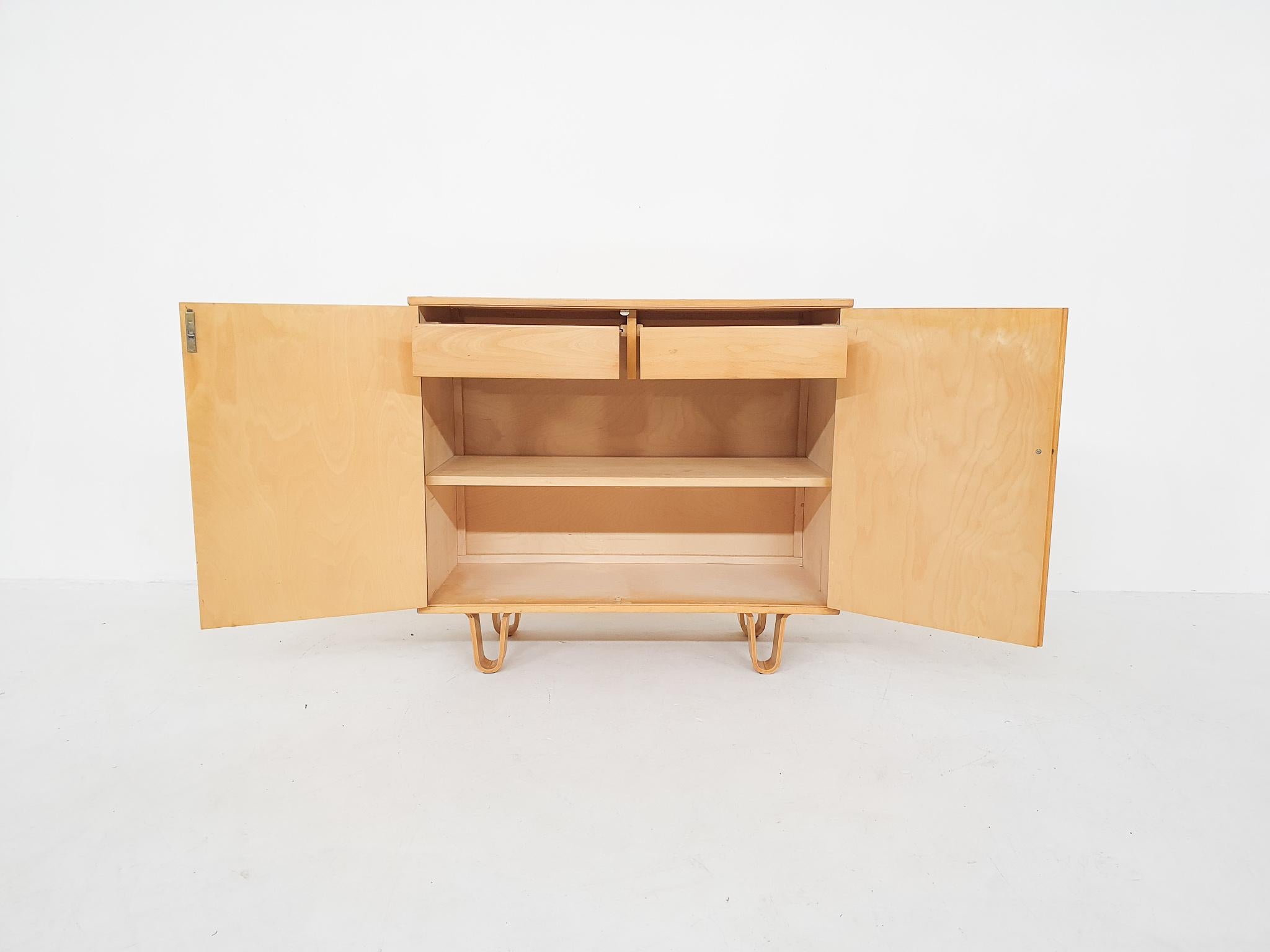 Mid-Century Modern Cees Braakman for Pastoe CB02 Birch Cabinet, the Netherlands, 1959