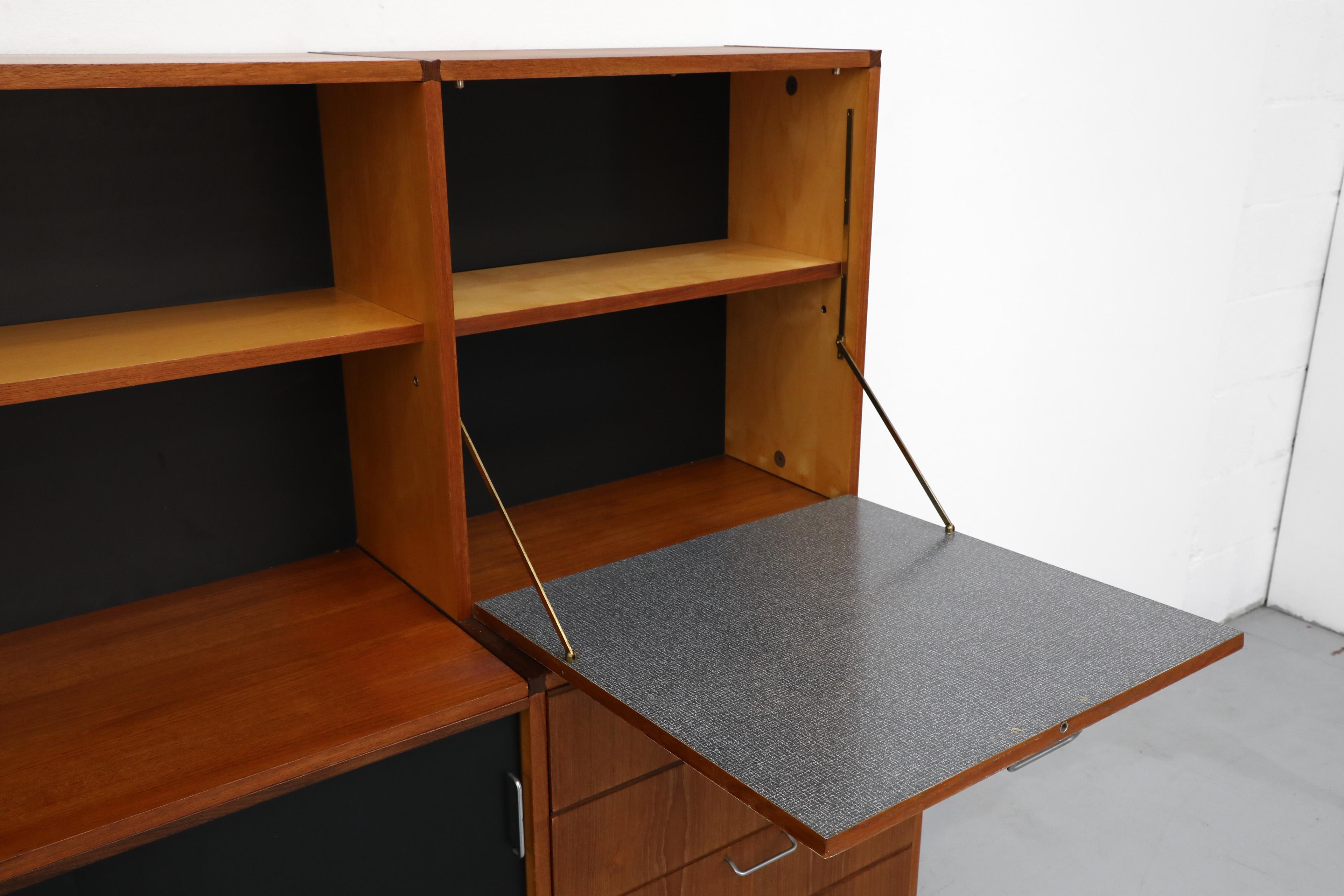 Cees Braakman for Pastoe CT69 Made-To-Measure 3 Section Teak Wall Unit 1