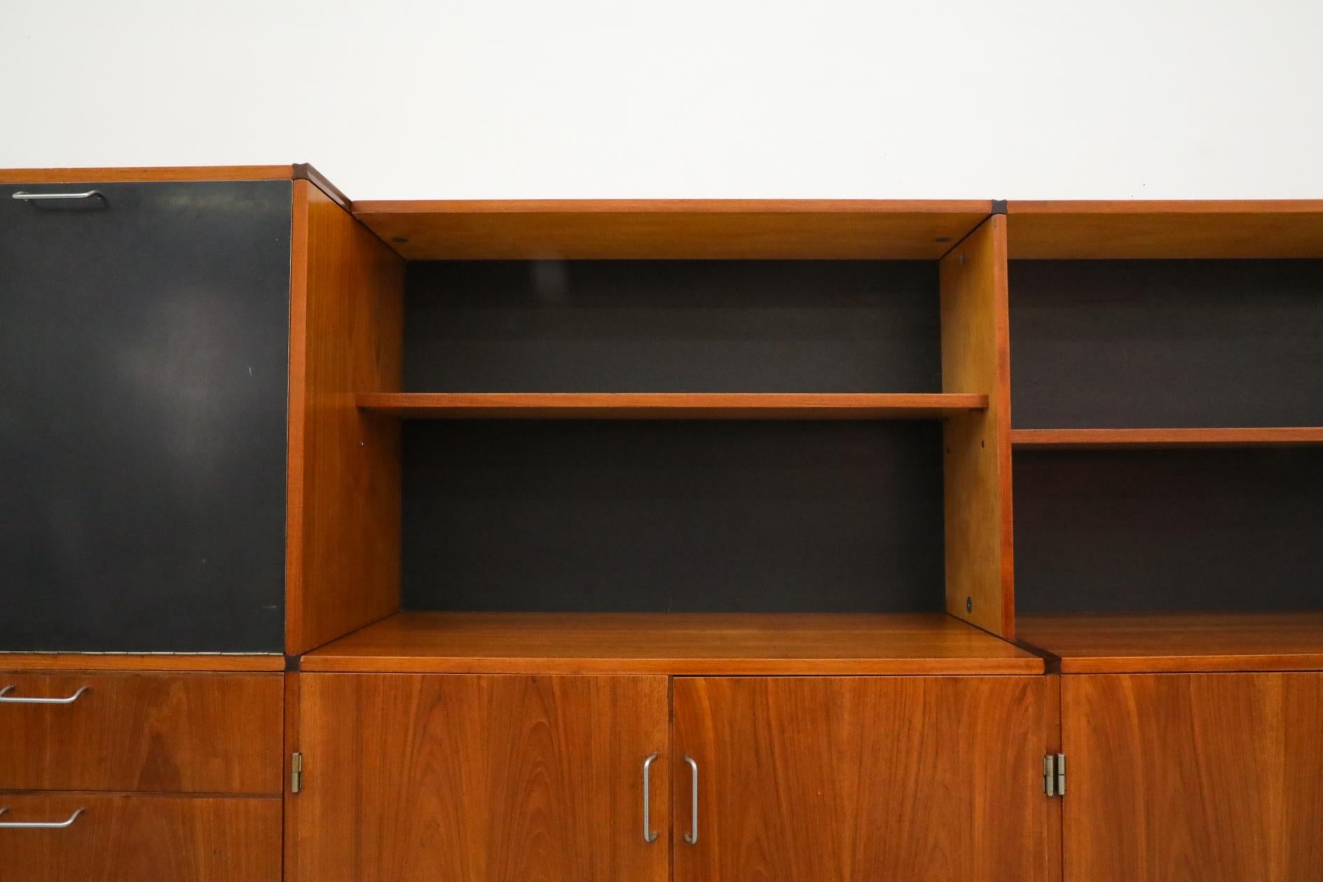 Cees Braakman for Pastoe CT69 Made-To-Measure Unit with Drop-Down Bar or Desk For Sale 7