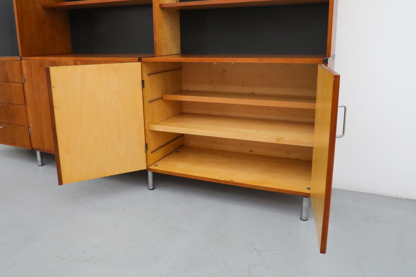 Cees Braakman for Pastoe CT69 Made-To-Measure Unit with Drop-Down Bar or Desk For Sale 11